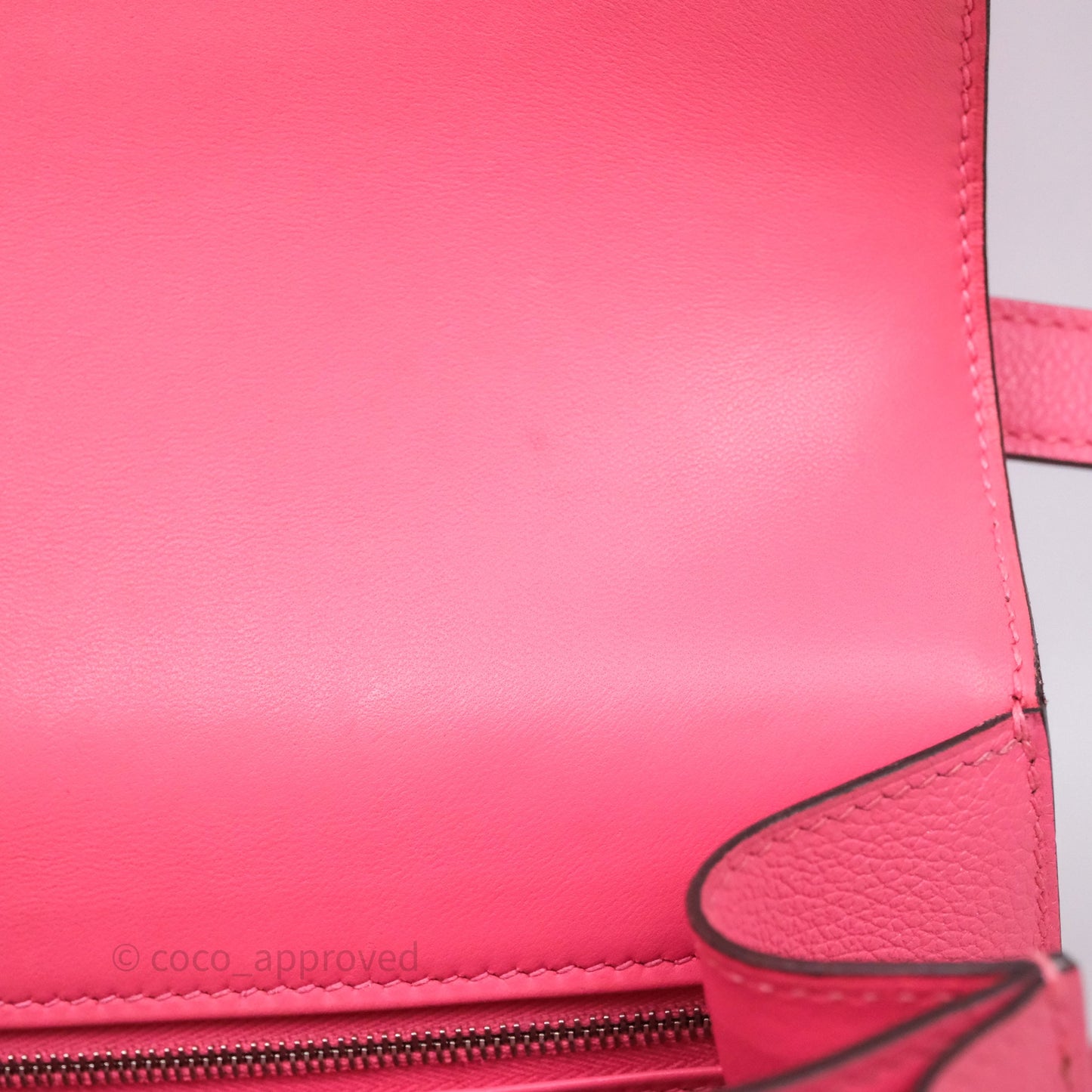Hermès Constance 24 Rose Azalee 8W Epsom Palladium Hardware