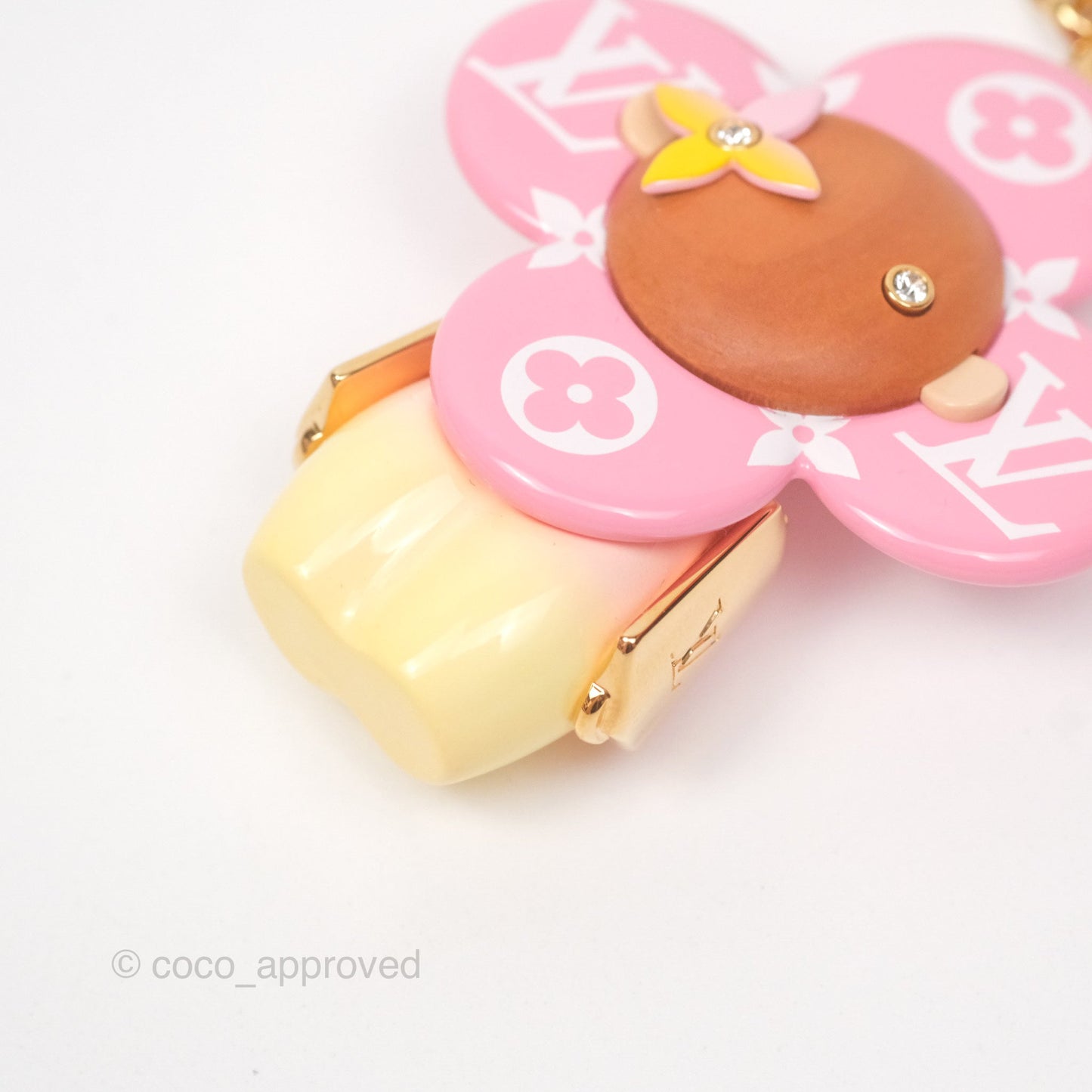 Louis Vuitton Vivienne Bag Charm Pink Monogram