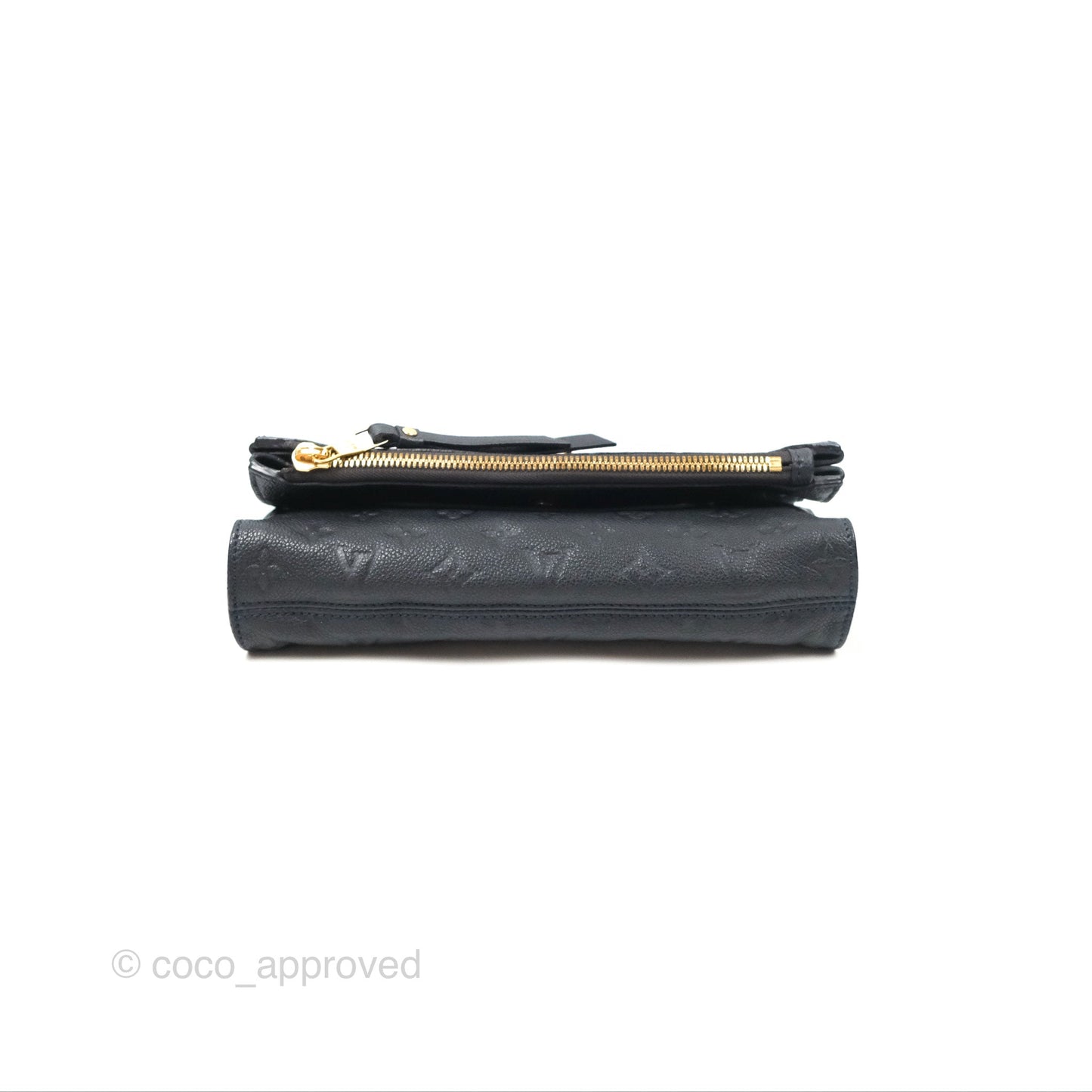 Louis Vuitton Petillante Clutch Empreinte Infini Navy
