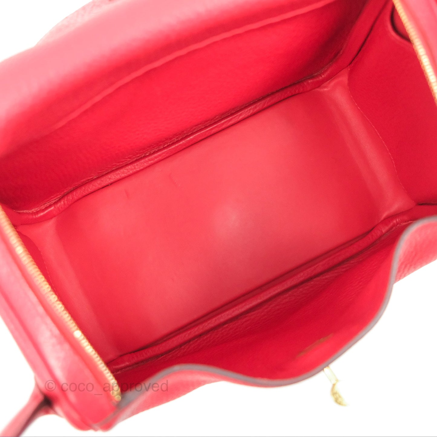 Hermès Lindy 26 Rouge Tomate Clemence Gold Hardware