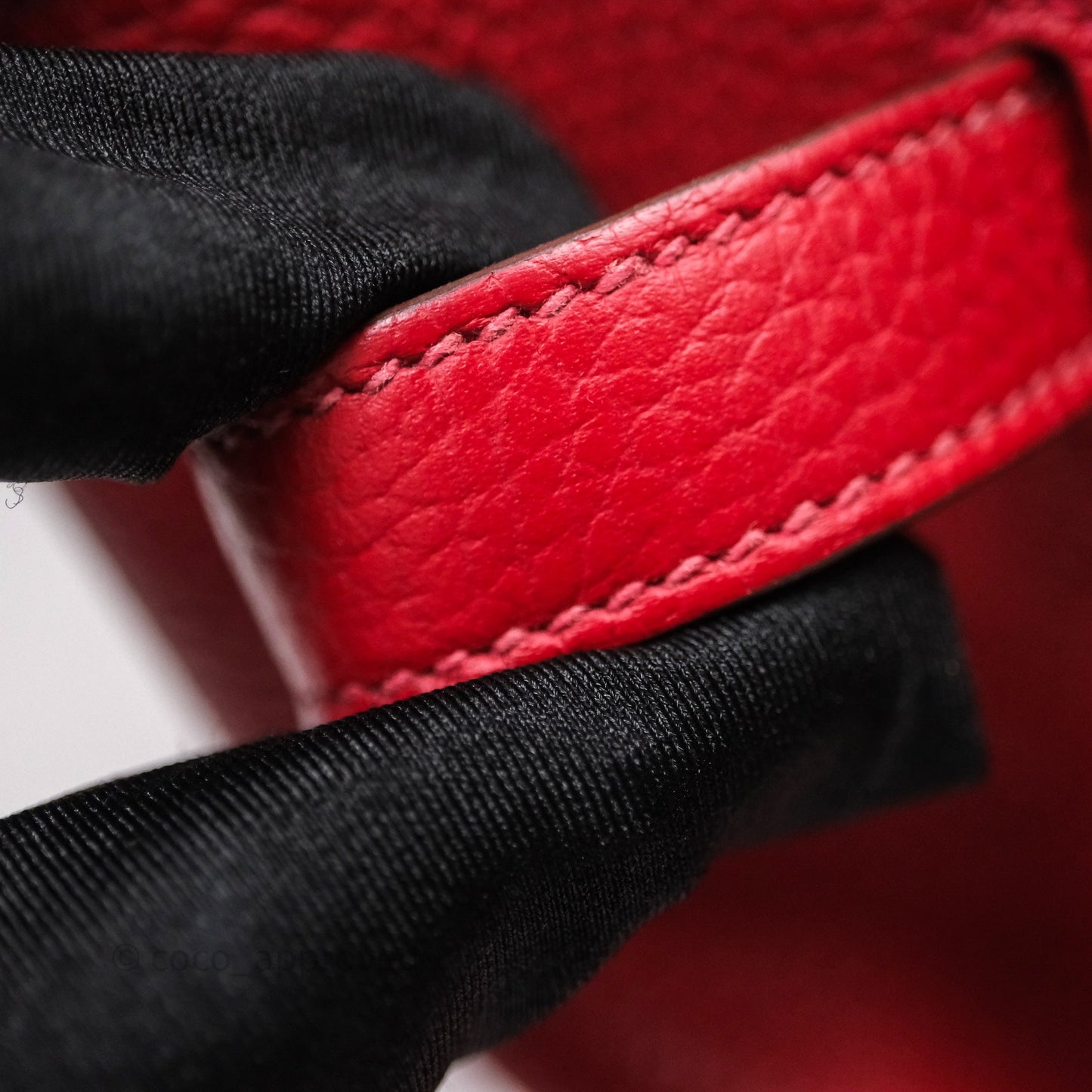 Hermes Birkin 35 Rouge Casaque Clemence Palladium Hardware