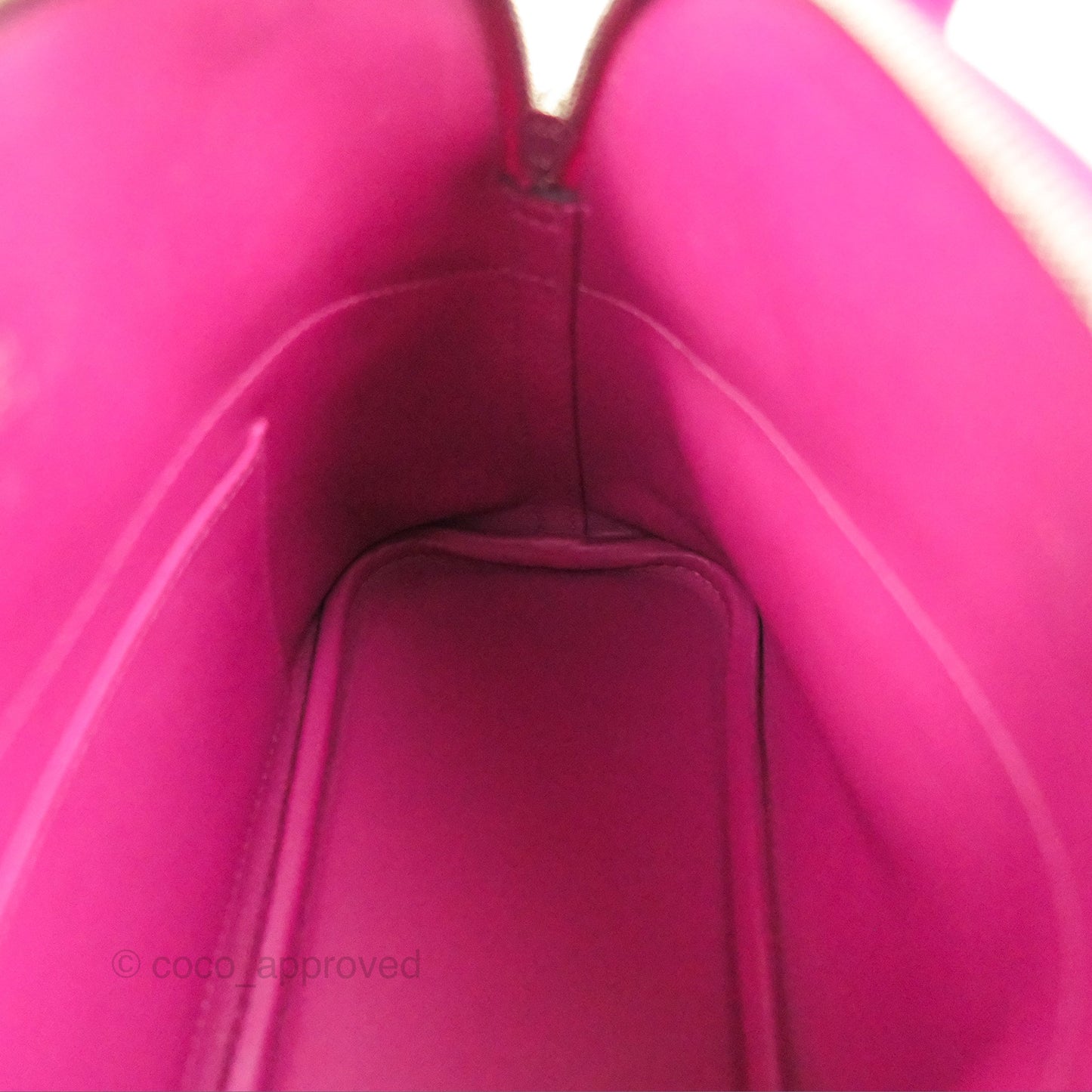 Hermès Bolide 27 Rose Pourpre Swift Palladium Hardware