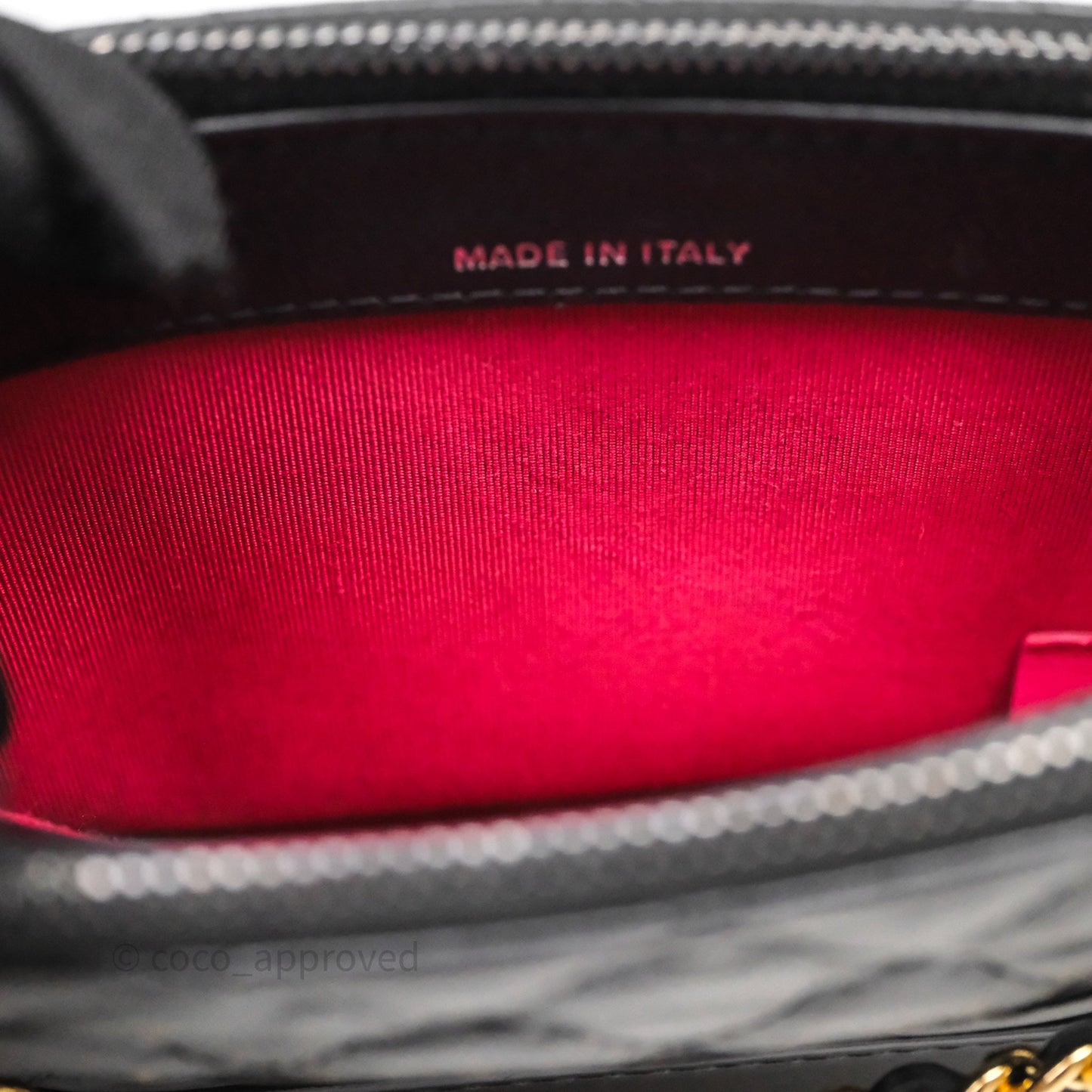 Chanel Gabrielle Clutch With Chain Aged Calfskin Black Mixed Hardware