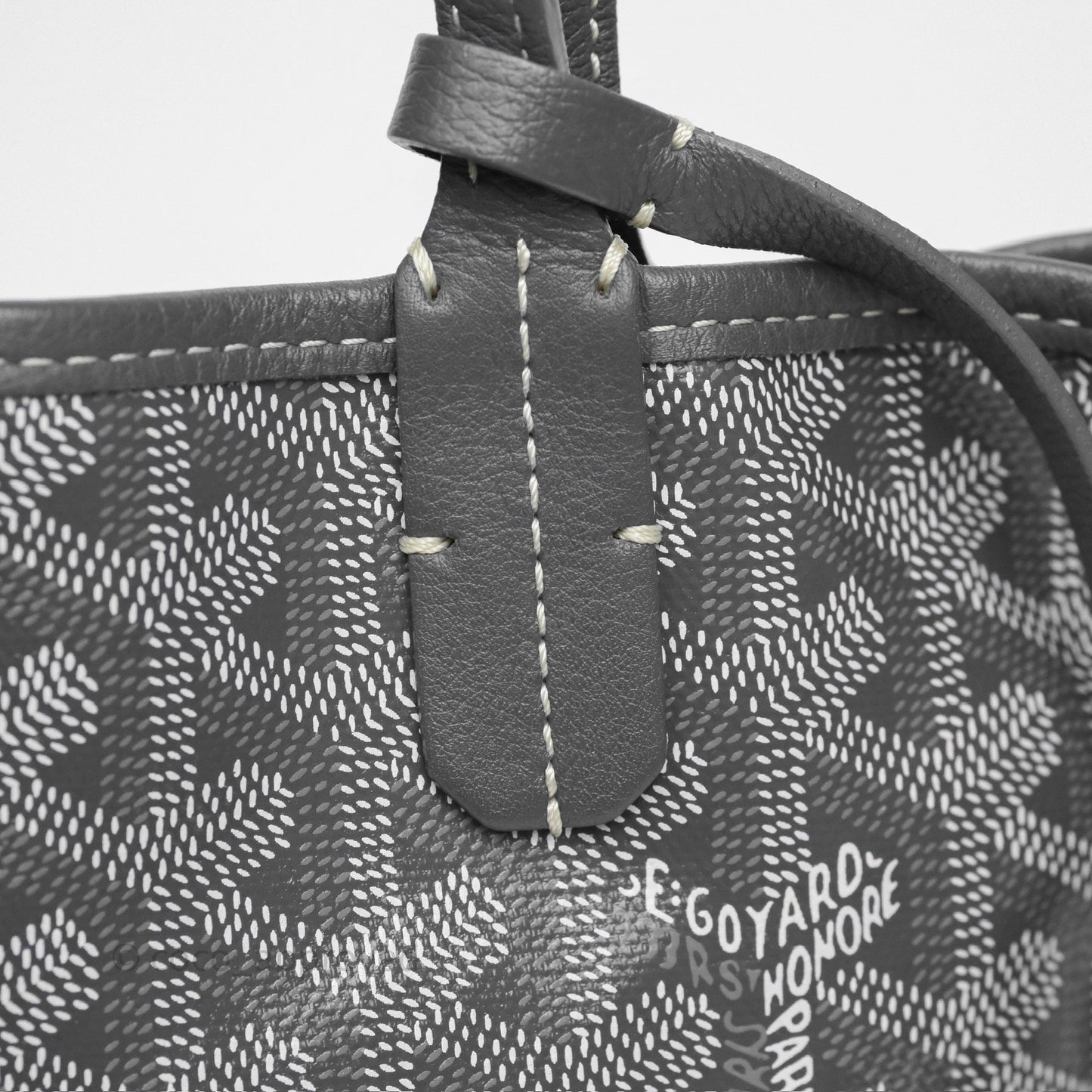 Goyard Anjou Mini Bag Goyardine Canvas Grey