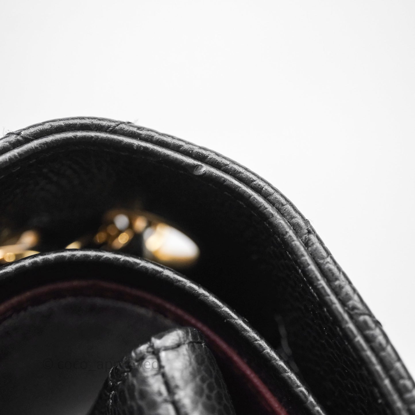 Chanel Jumbo Double Flap Black Caviar Gold Hardware⁣⁣