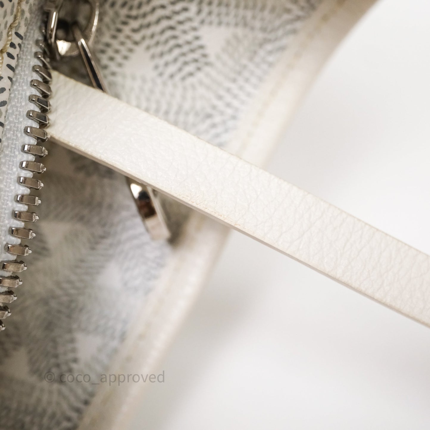 Goyard Bohème Hobo Bag PM White Goyardine Canvas