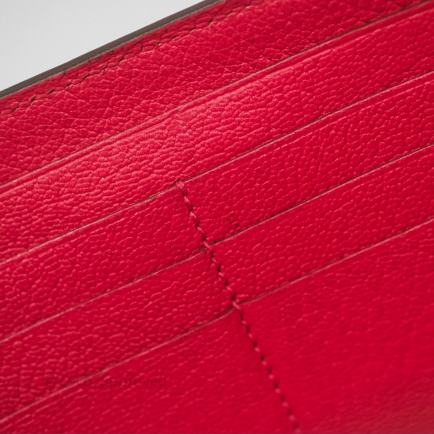 Hermès Kelly Wallet Pink Chevre Mysore Palladium Hardware