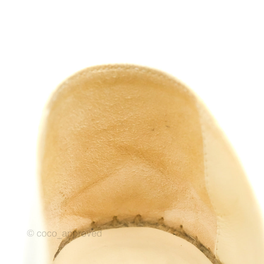 Chanel CC Espadrille Light Beige Size 37