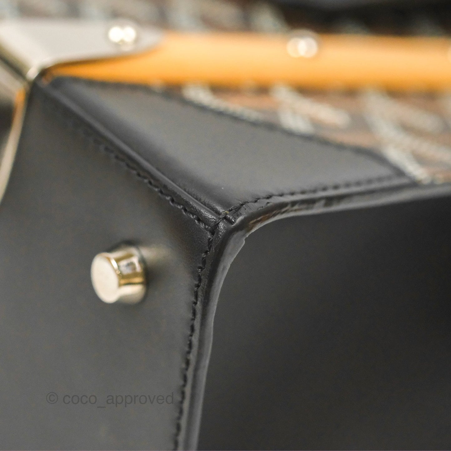 Goyard Saïgon Structuré PM Bag Black Goyardine Canvas