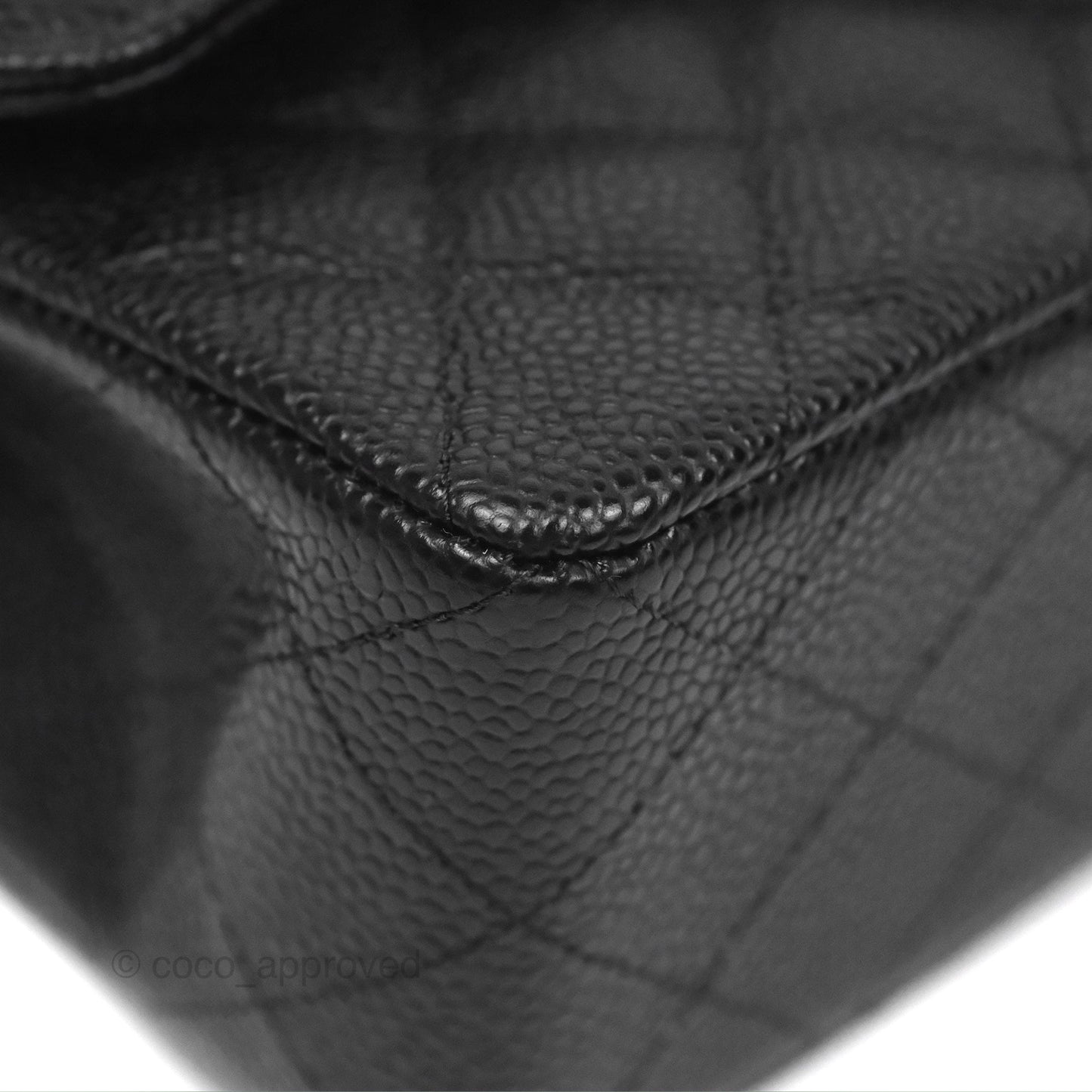 Chanel Small Classic Quilted Flap Black Caviar Gold Hardware