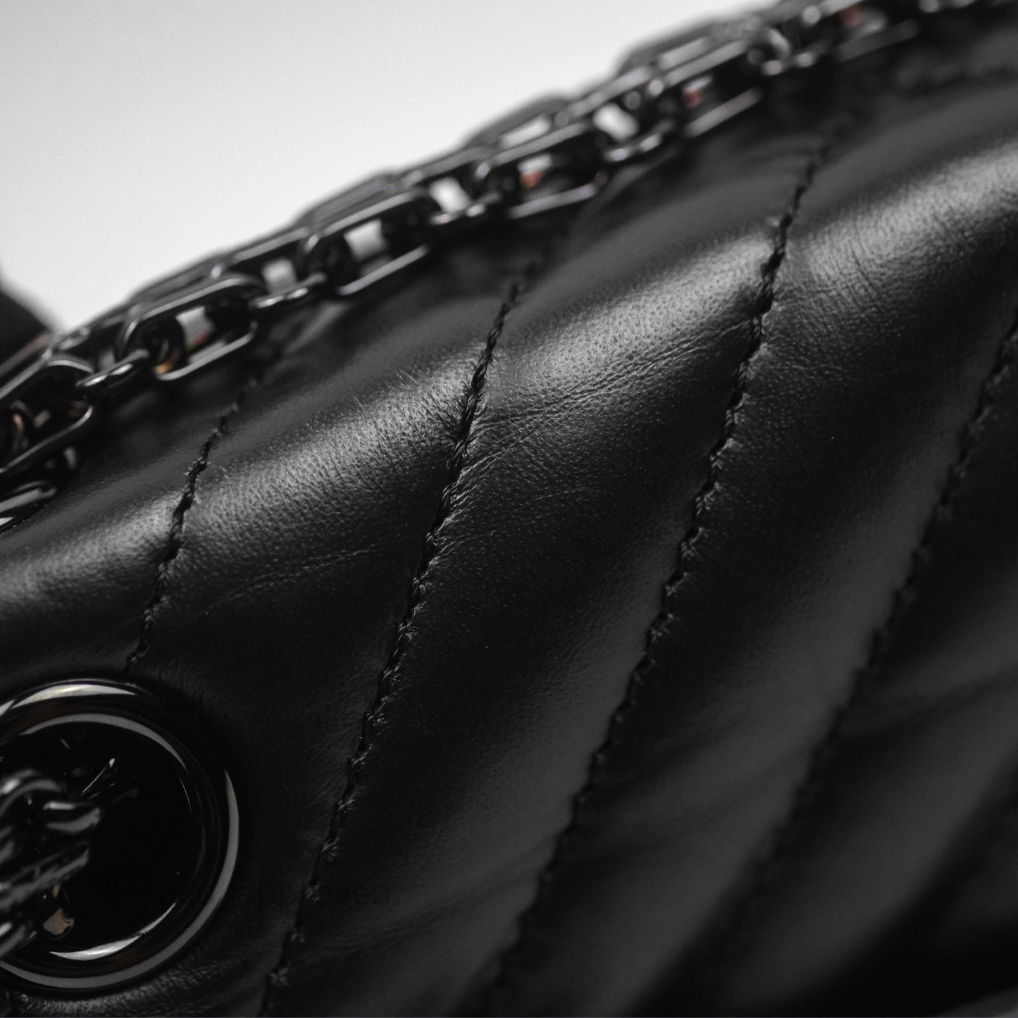 Chanel Mini Reissue 224 So Black Chevron Calfskin