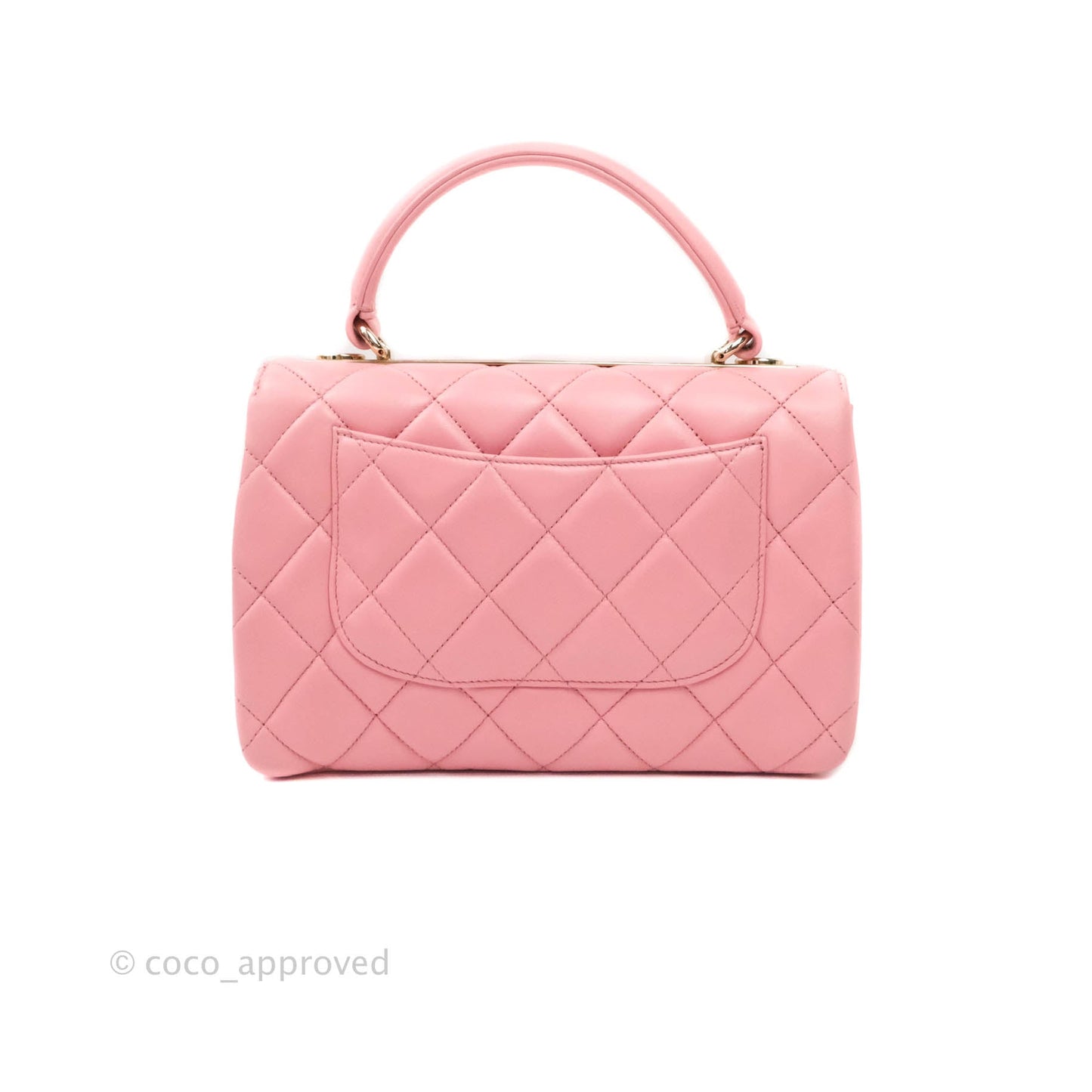 Chanel Quilted Trendy CC Small Pink Lambskin Gold Hardware