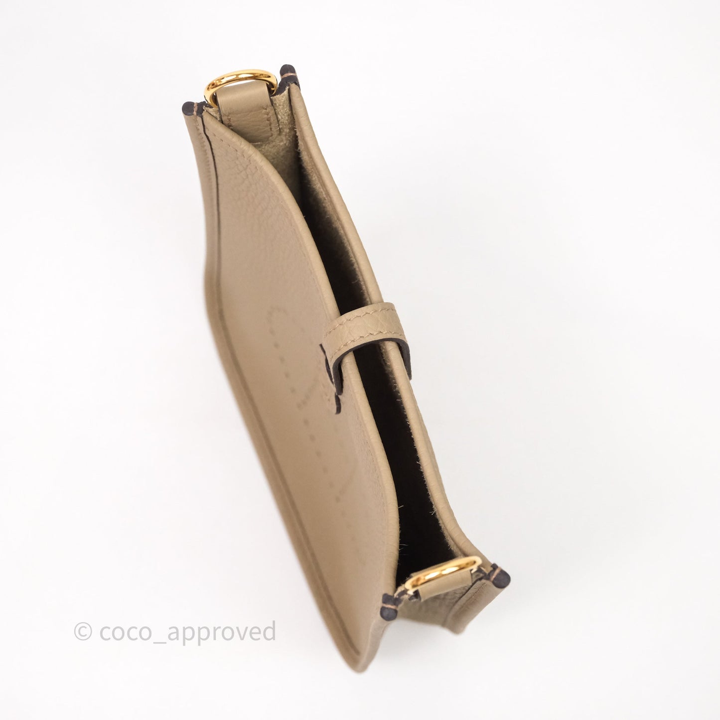 Hermes Mini Evelyne 16 Amazone Beige Marfa 8Q Gold Hardware
