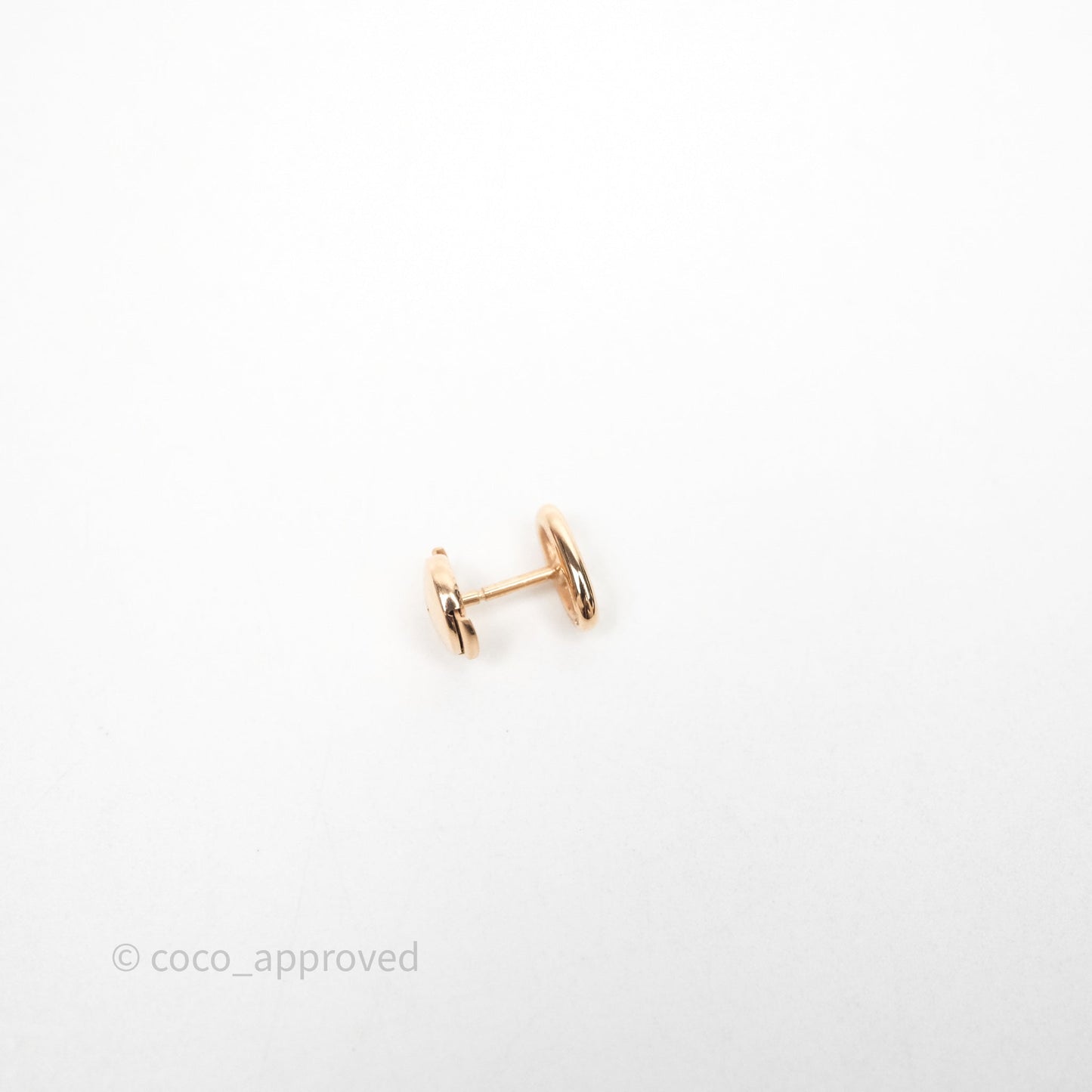 Hermès Chaine d'Ancre Earrings Rose Gold