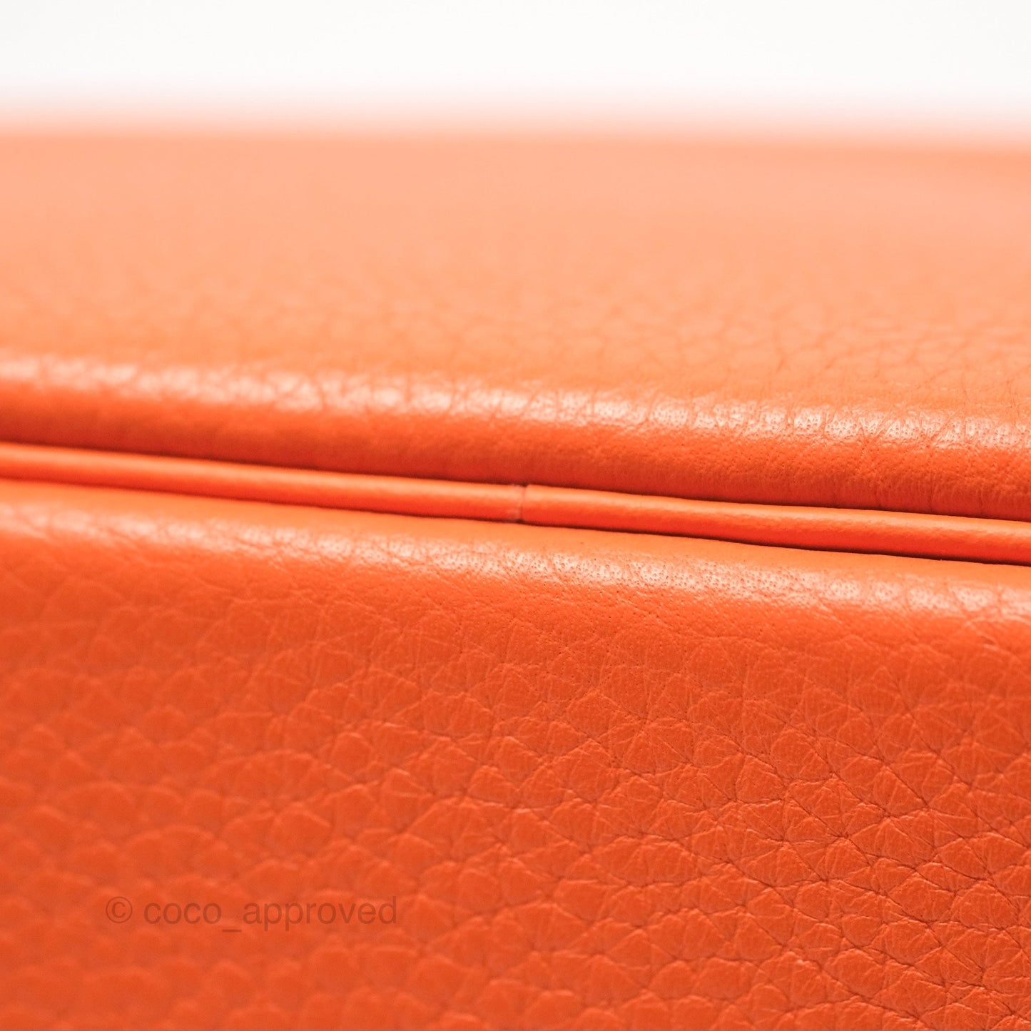 Hermès Bolide 31 Orange H Clemence Palladium Hardware