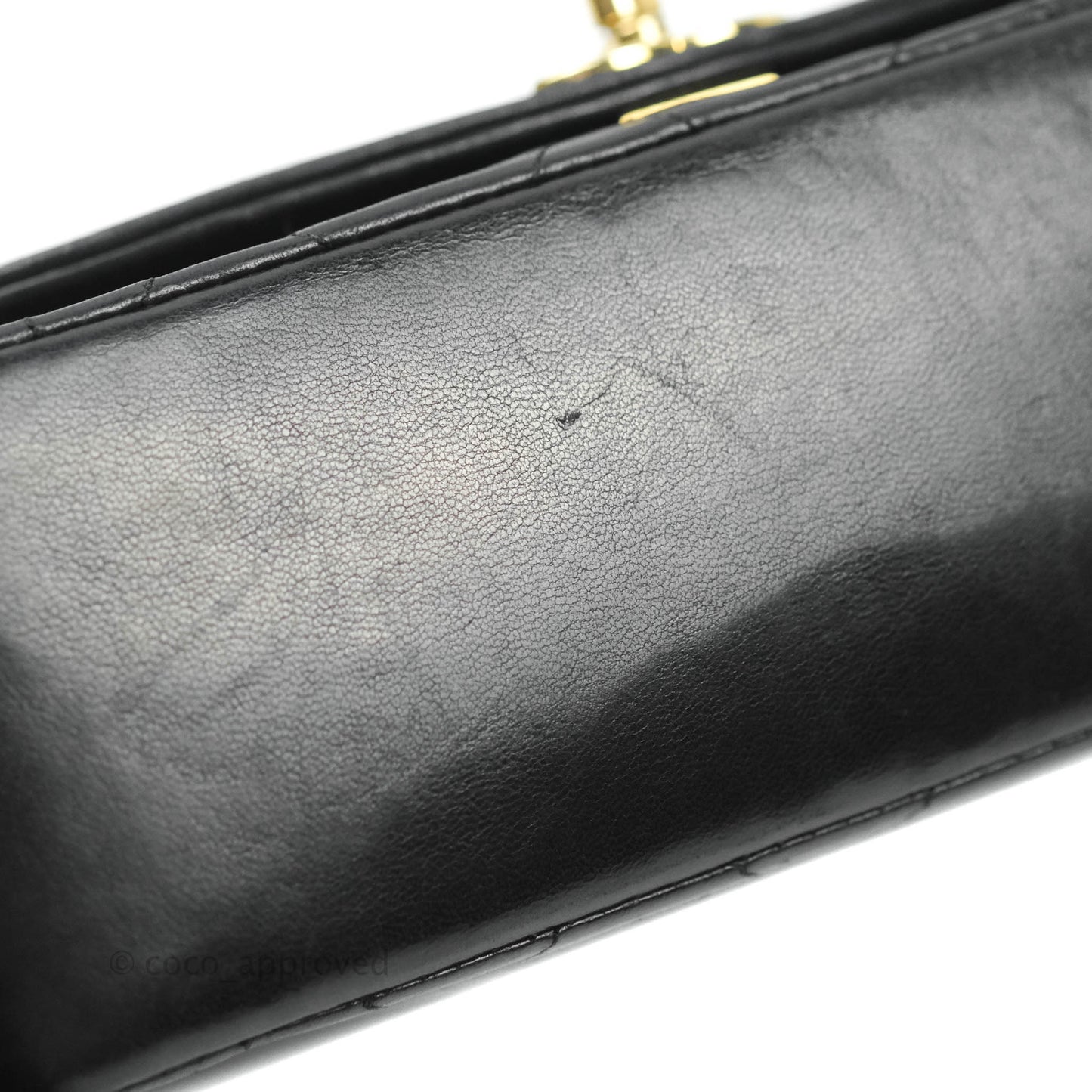 Chanel Black Quilted Lambskin Small Vintage Classic Diana Flap Bag