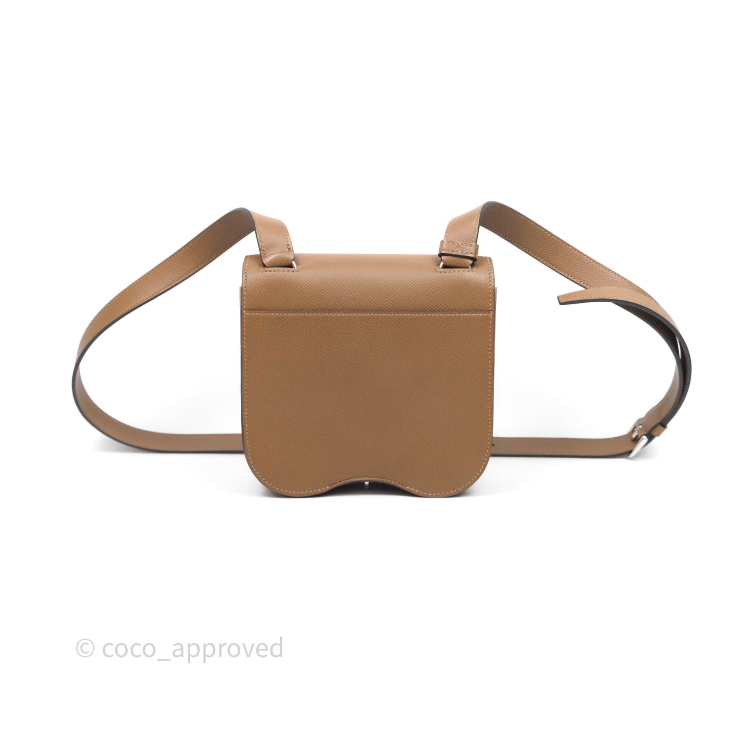 Hermès Della Cavalleria Mini Bag Alezan 3G Epsom Palladium Hardware