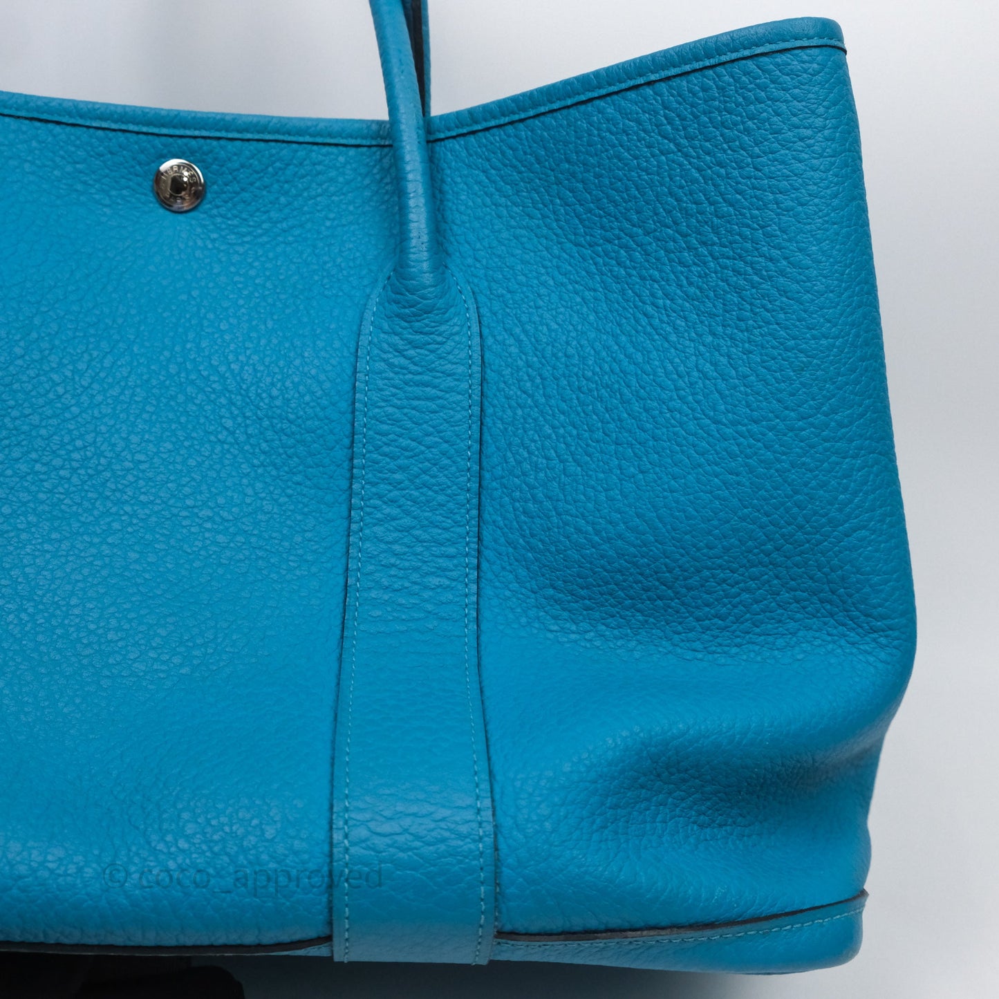 Hermès Garden Party 36 Celeste 7N Palladium Hardware
