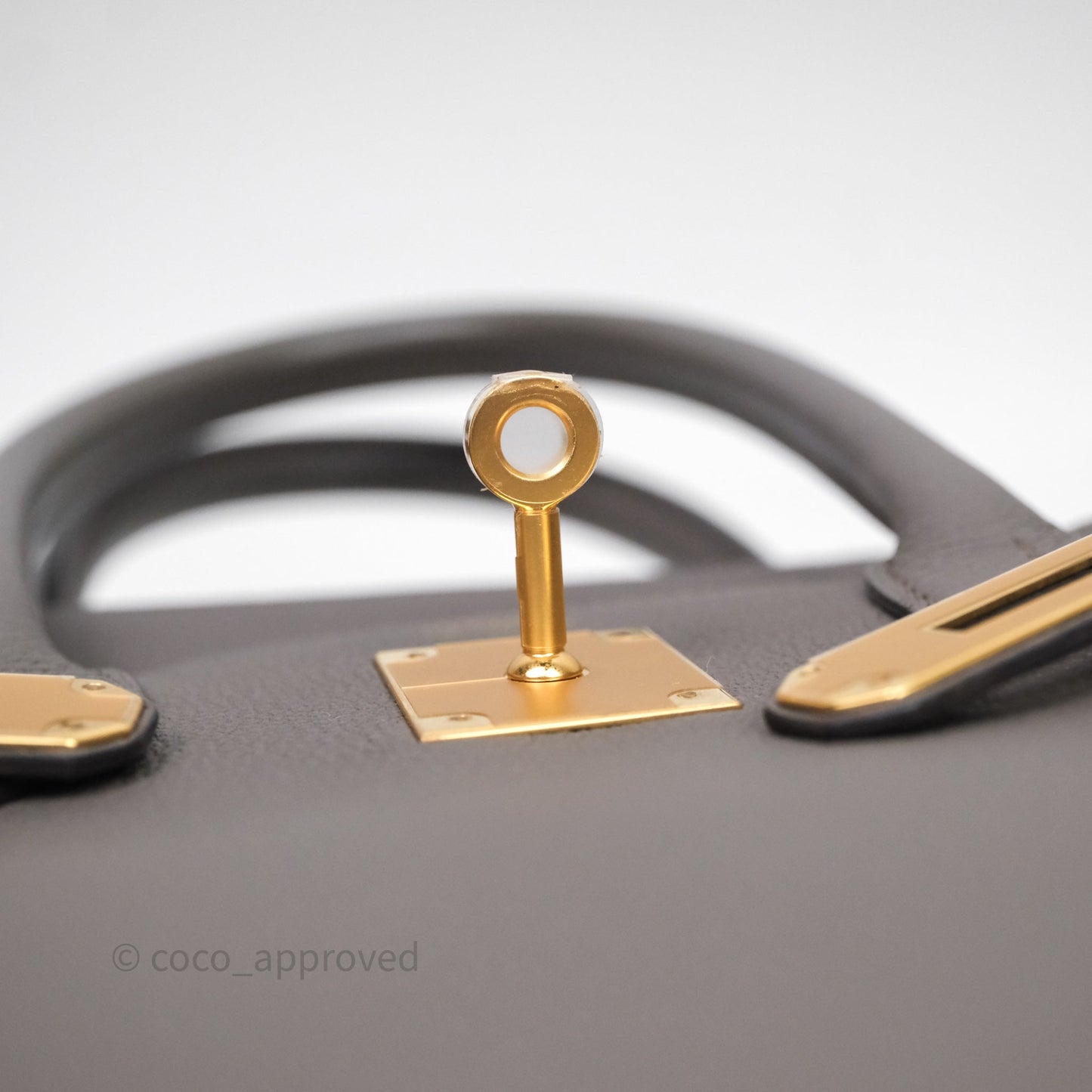 Hermès Birkin 30 Gris Asphalte Togo Gold Hardware