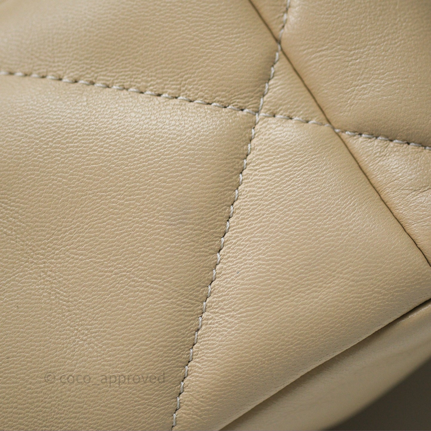 Chanel 19 Medium Beige Mixed Hardware