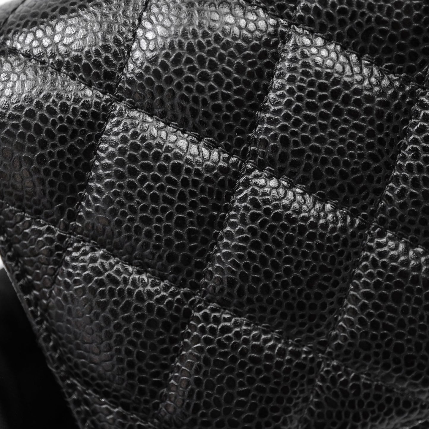 Chanel Quilted WOC Black Caviar Gold Hardware