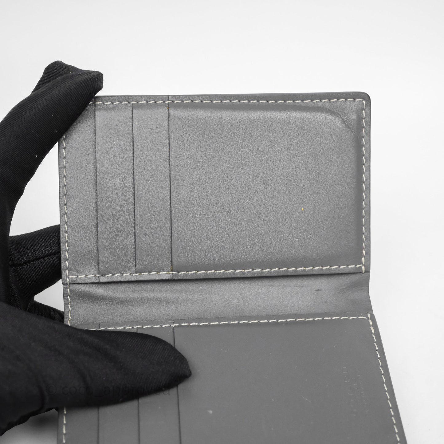 Goyard Saint Pierre Card Wallet Grey Goyardine