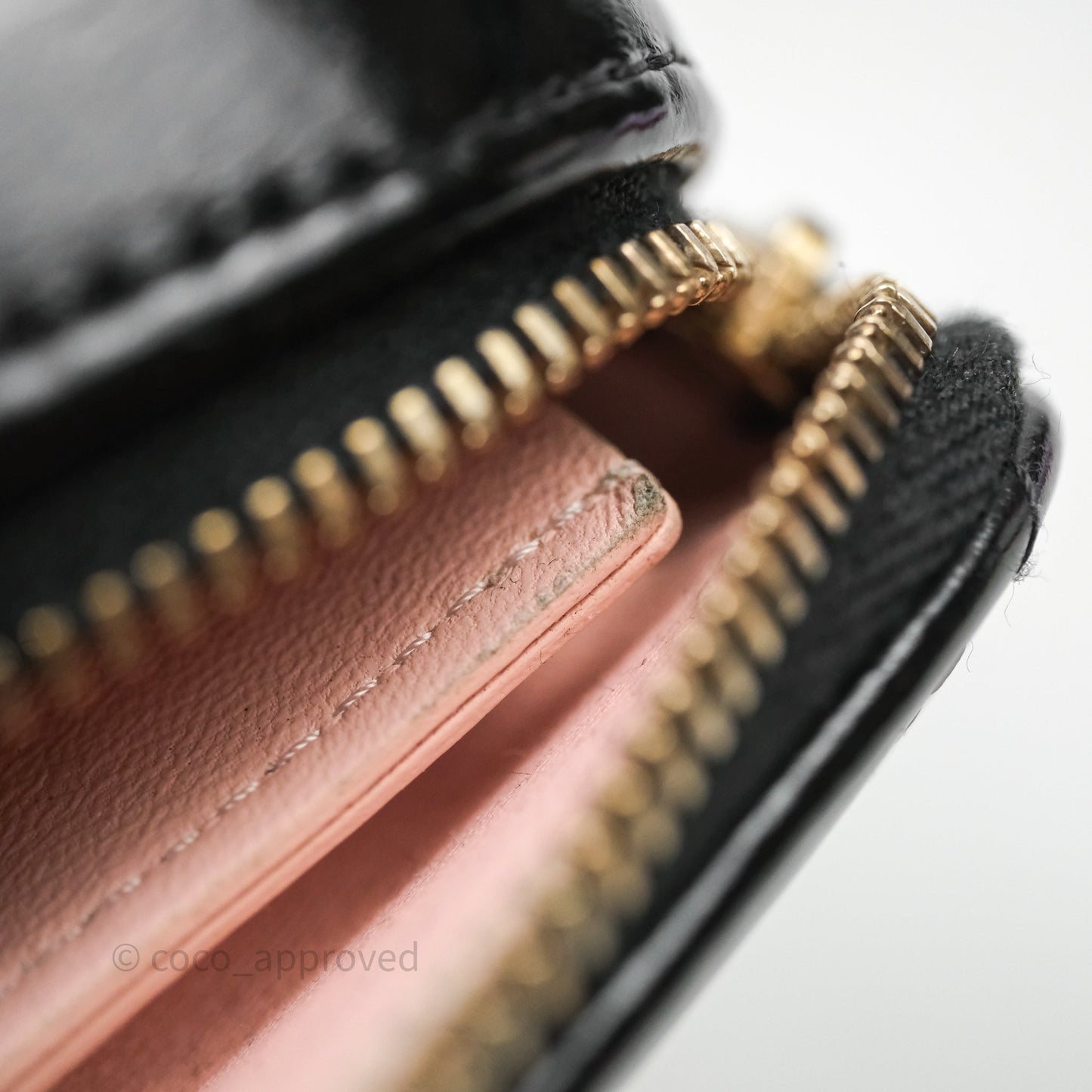 Chanel Small Top Handle Vanity Case Black Shiny Crumpled Calfskin Gold Hardware