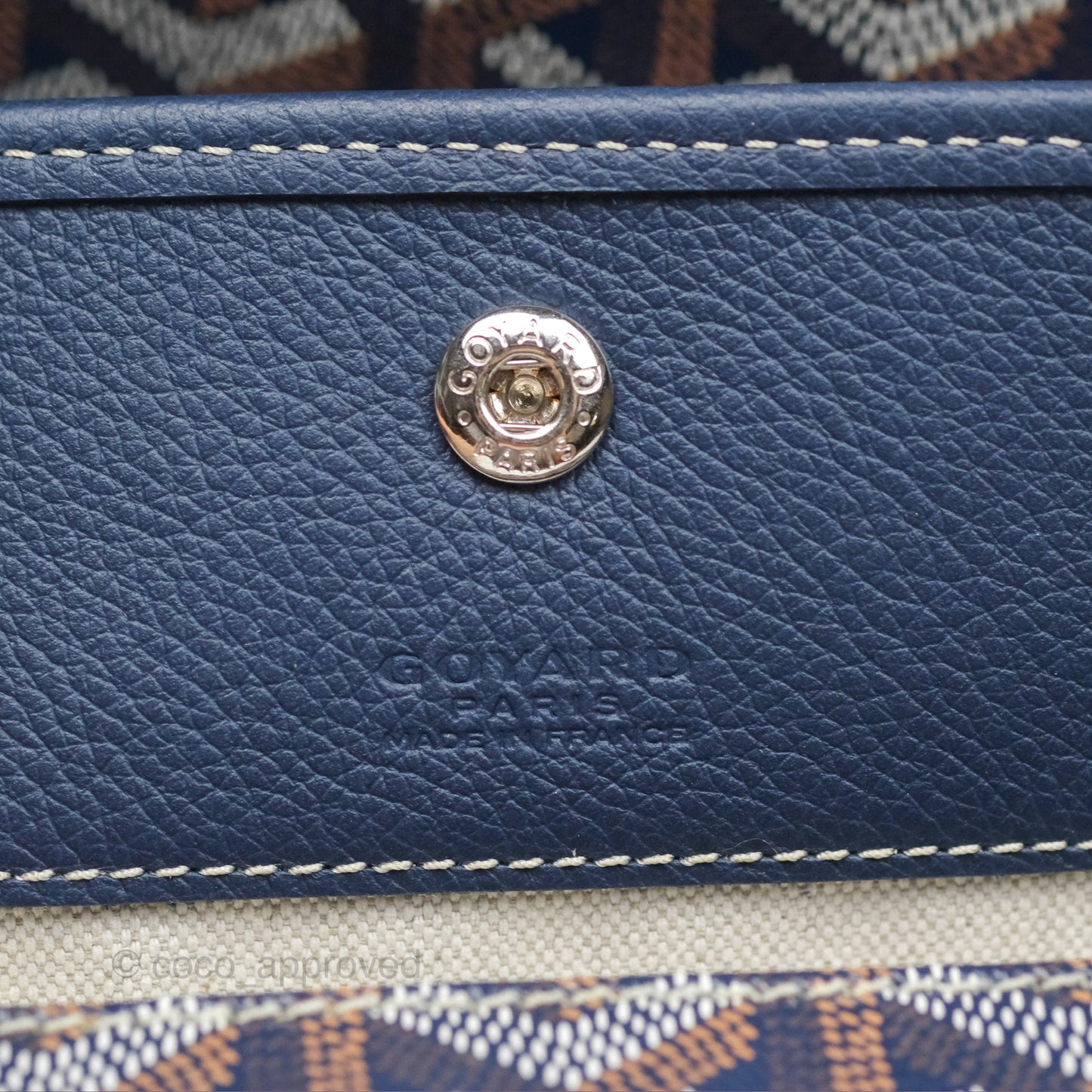 Goyard St Louis Tote PM ⁣⁣⁣⁣⁣⁣⁣⁣⁣⁣⁣⁣⁣⁣⁣⁣⁣⁣⁣⁣Navy