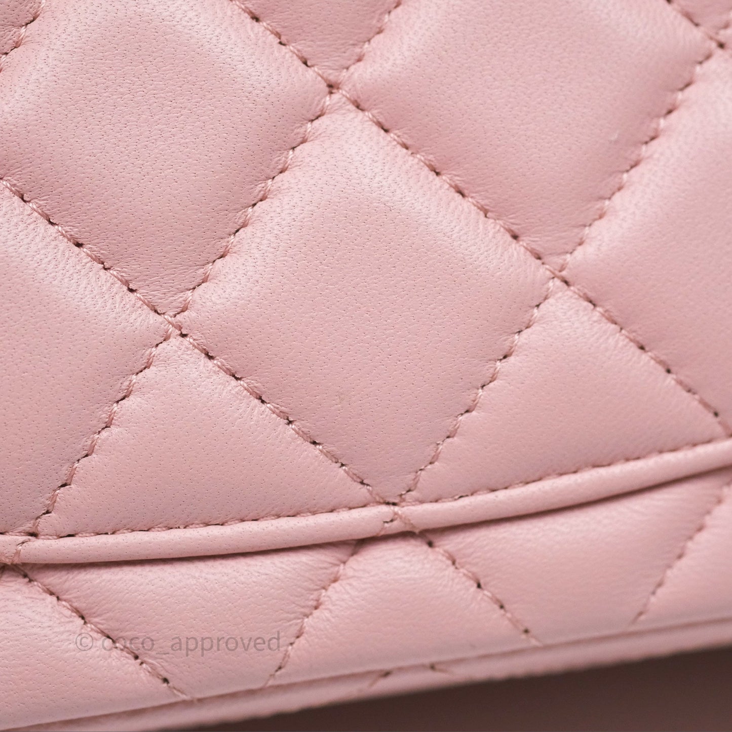 Chanel Quilted Mini Rectangular Flap Pink Lambskin Gold Hardware