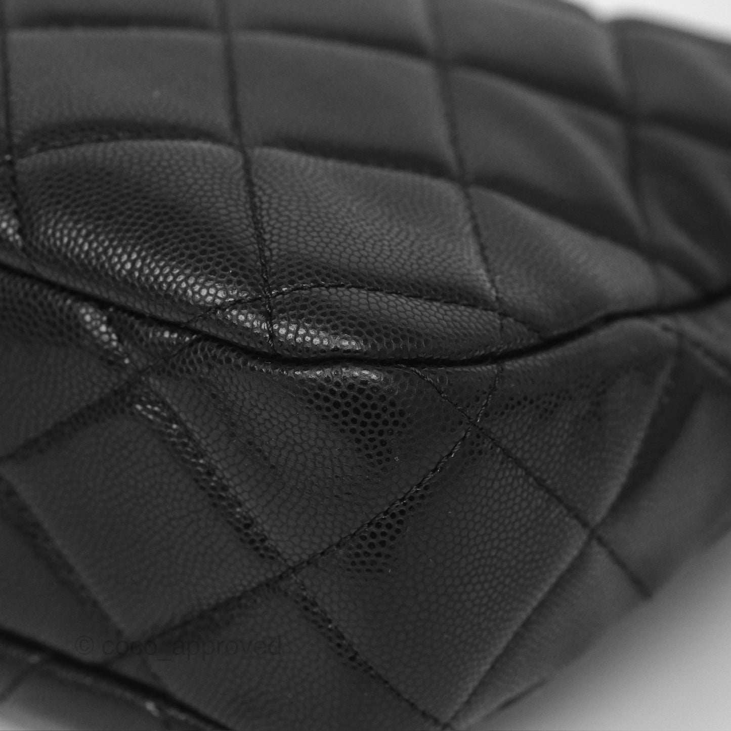 Chanel Twist Your Buttons Hobo Bag Black Shiny Soft Caviar Aged Gold Hardware 22A