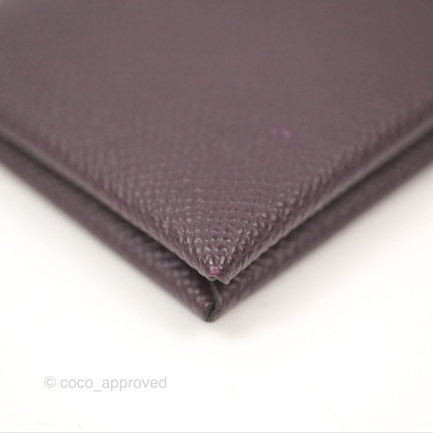 Hermès Calvi Card Holder Rouge Sellier Epsom