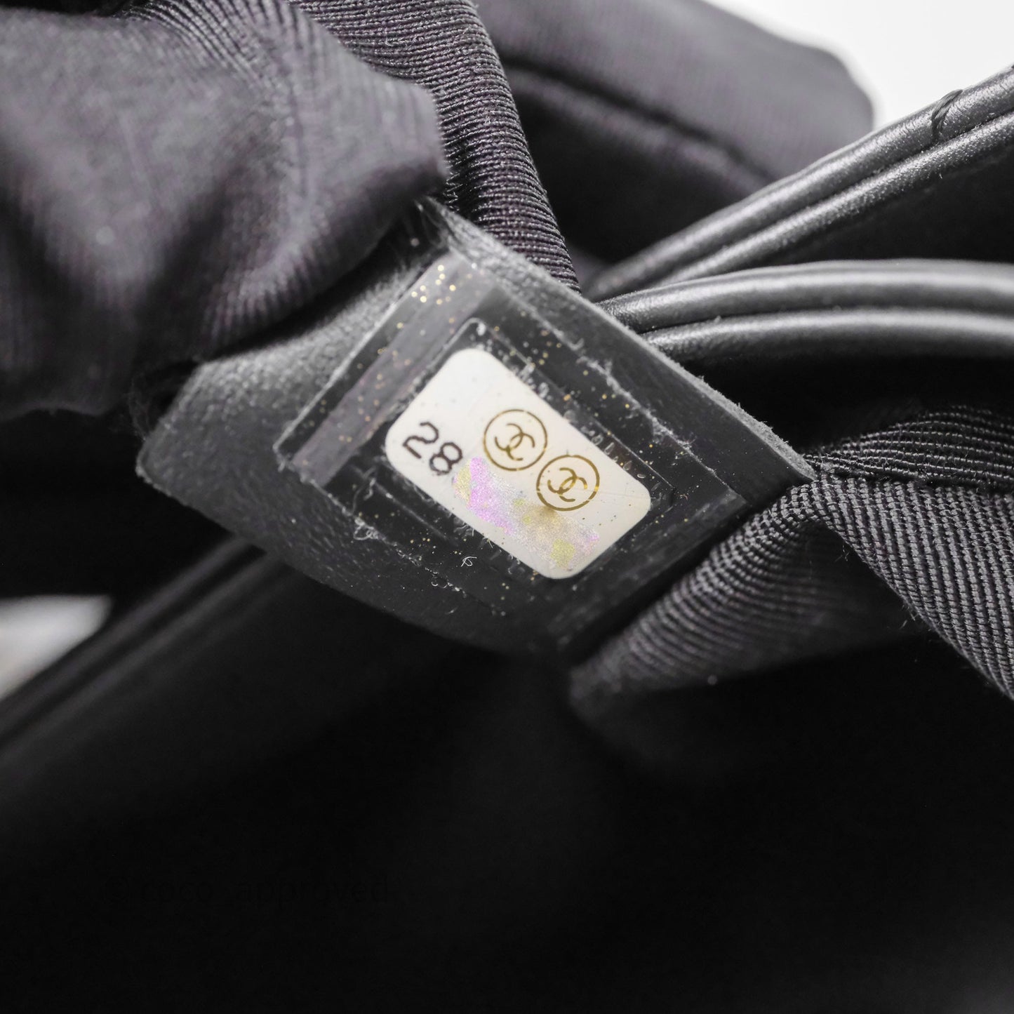 Chanel Quilted Handle Flap Bag Black Calfskin Aged Gold Hardware