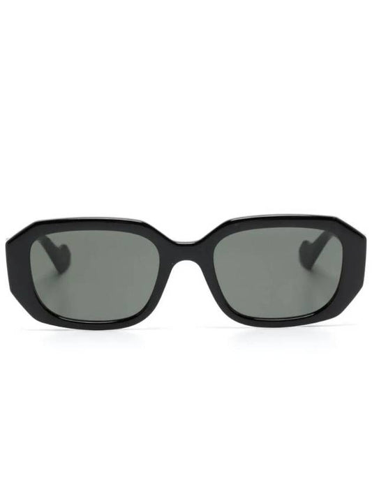 Luxury Gucci Trending 2025 Eyewear Double G Geometric Frame Sunglasses Black