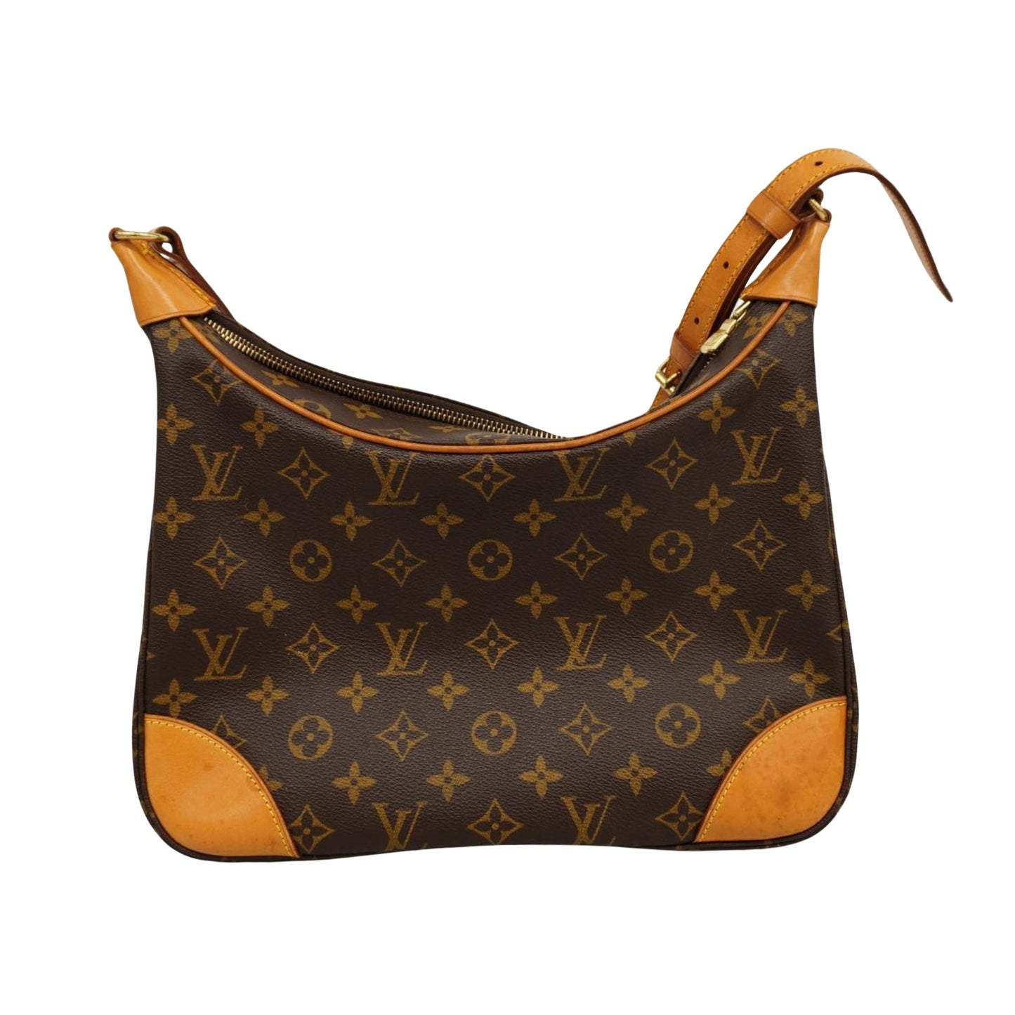 Louis Vuitton Boulogne  Canvas Shoulder Bag ()