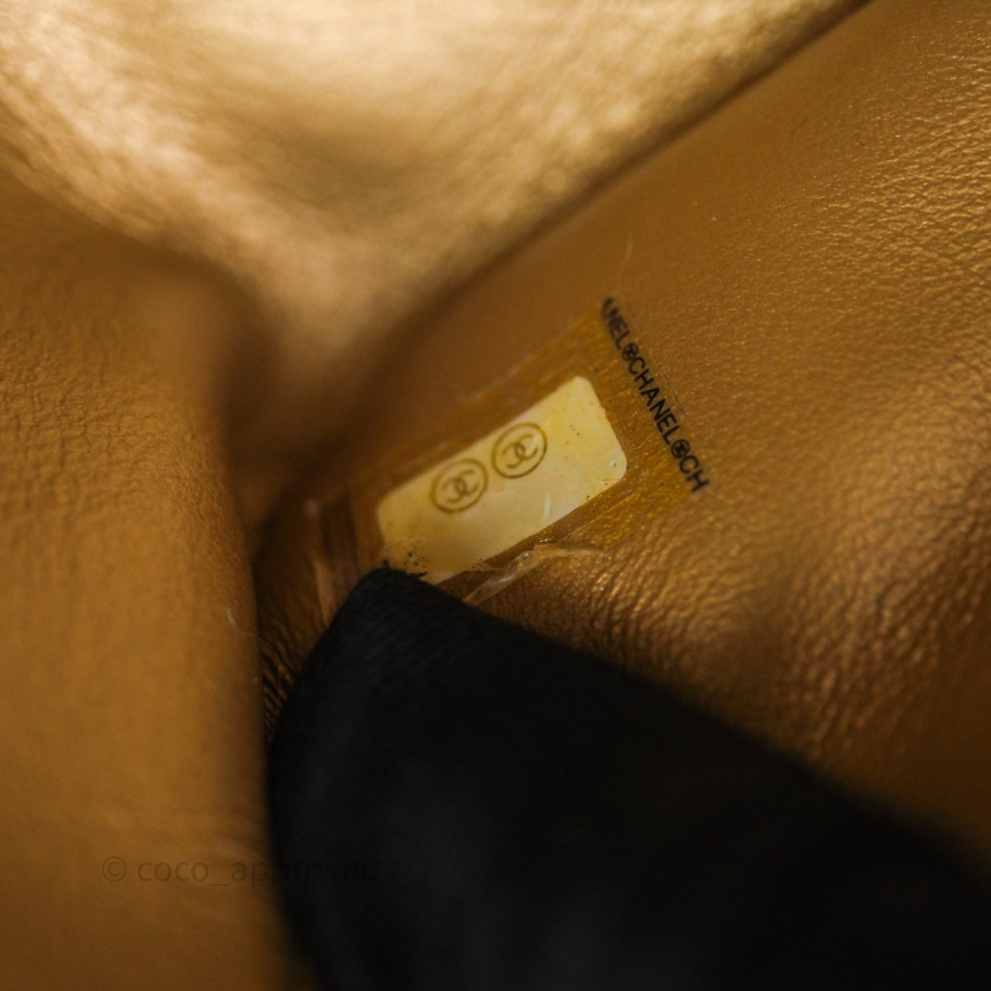 Chanel Mini Rectangular Pearl Crush Quilted White Lambskin Aged Gold Hardware