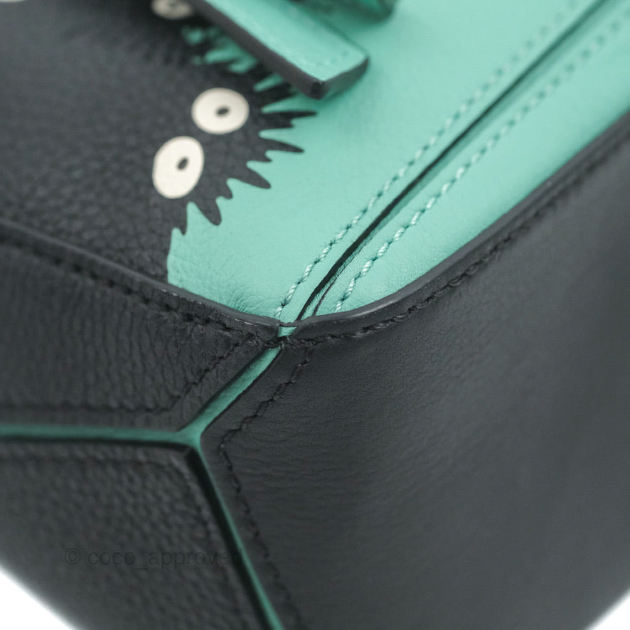 Loewe x Spirited Away Mini Puzzle Mint Calfskin