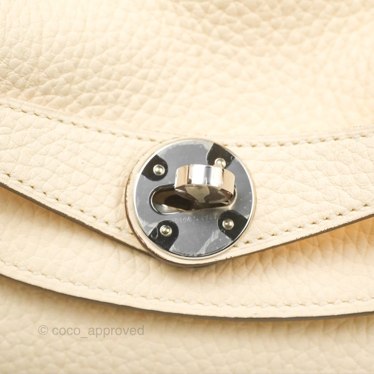 Hermès Lindy 26 Nata Taurillon Clemence Silver Hardware