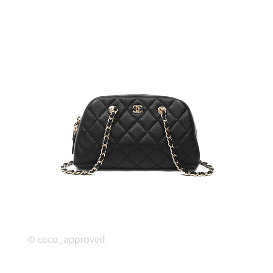 Chanel Clutch with Chain Caviar Black Gold Hardware