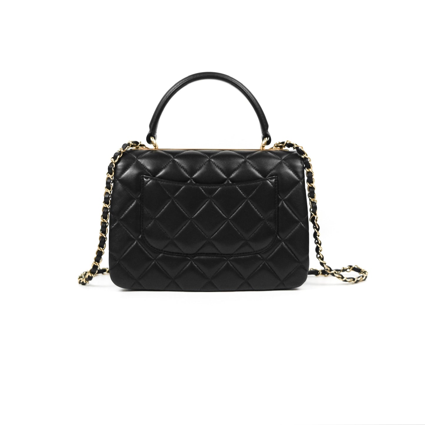 Chanel Trendy CC Small Black Lambskin Gold Hardware