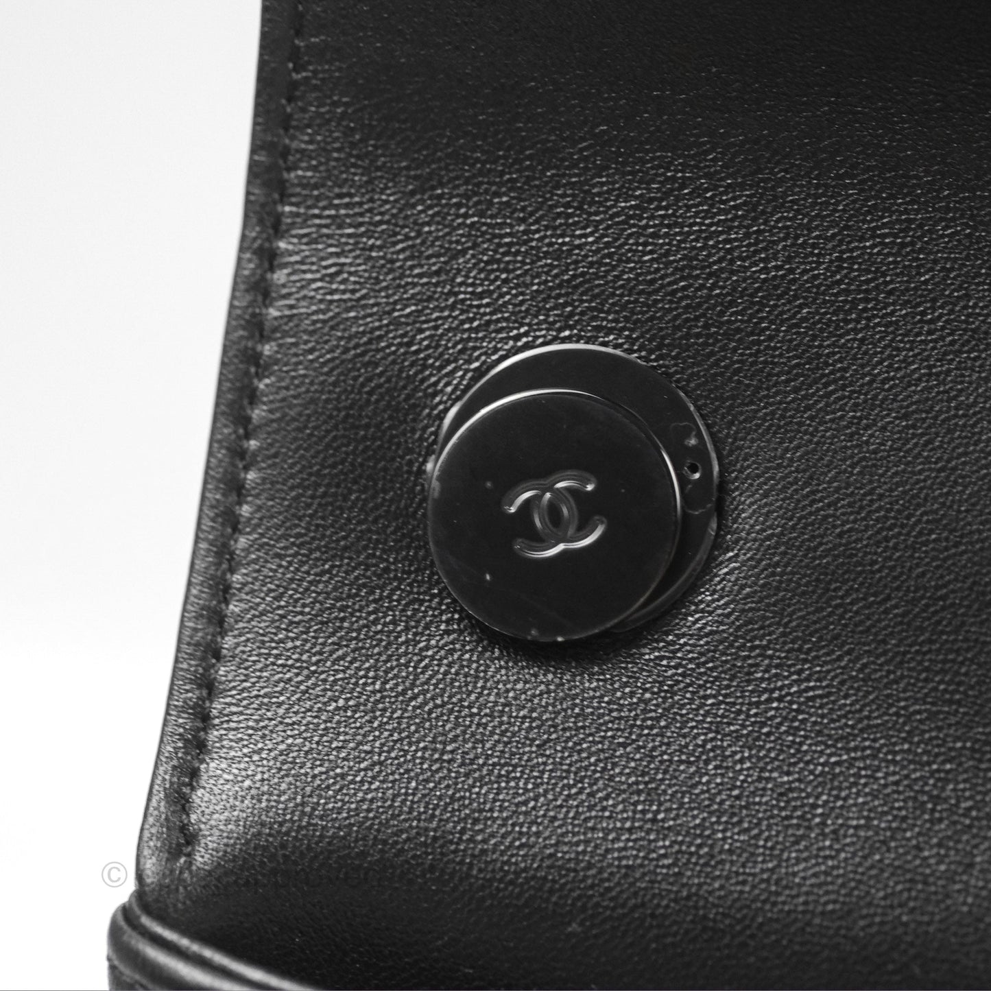 Chanel Small Trendy CC So Black Lambskin