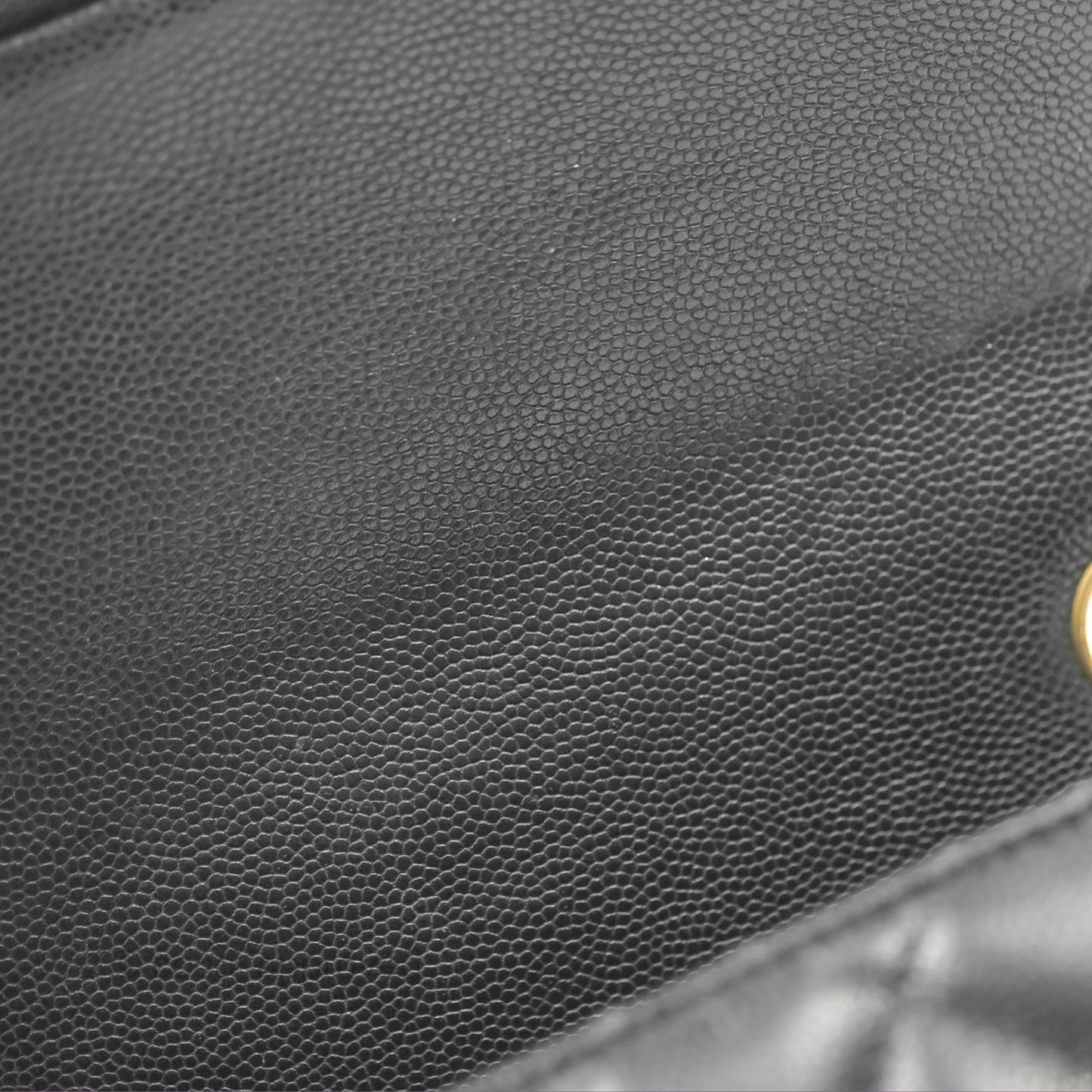 Chanel Mini Square Flap Quilted Black Caviar Gold Hardware