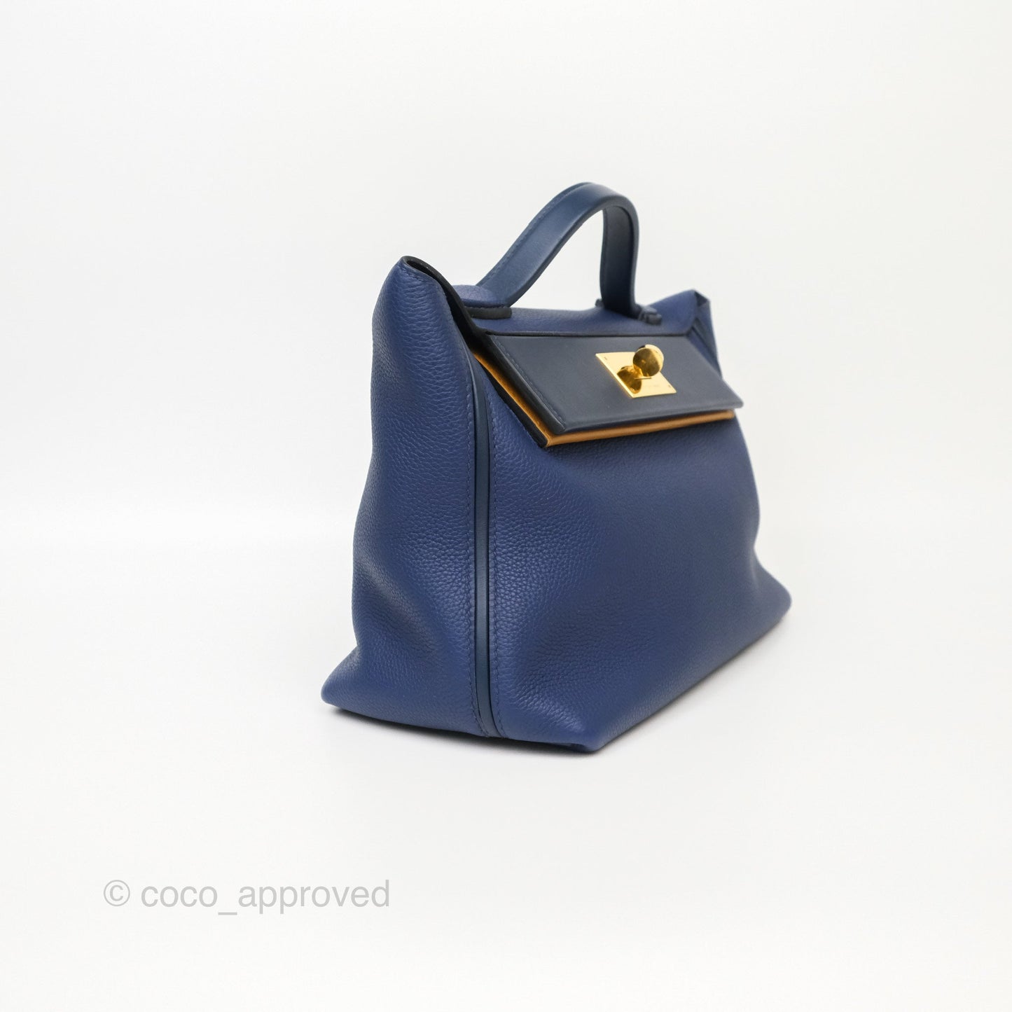 Hermès 24/24 29 Multicolor Bleu Saphir Navy Sesame TM/Swift Gold Hardware