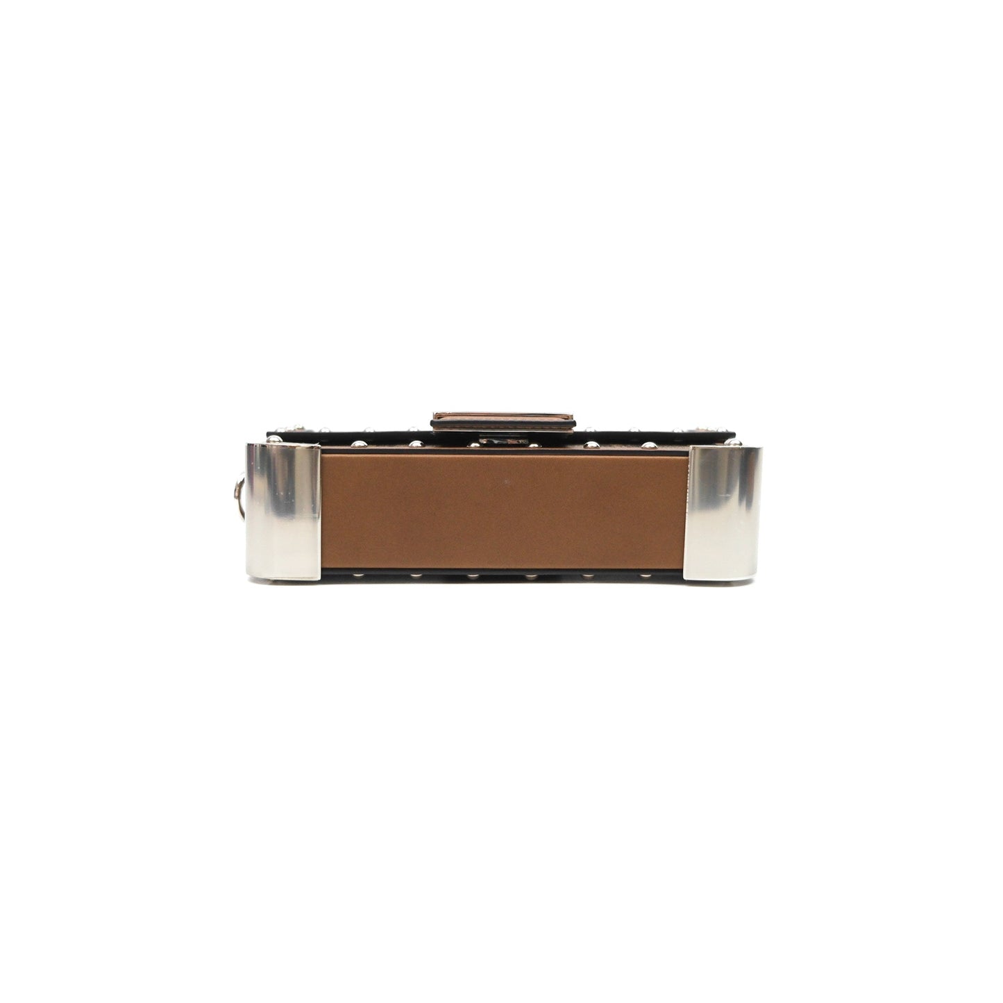 Fendi Mini Baguette Trunk Brown Zucca Canvas