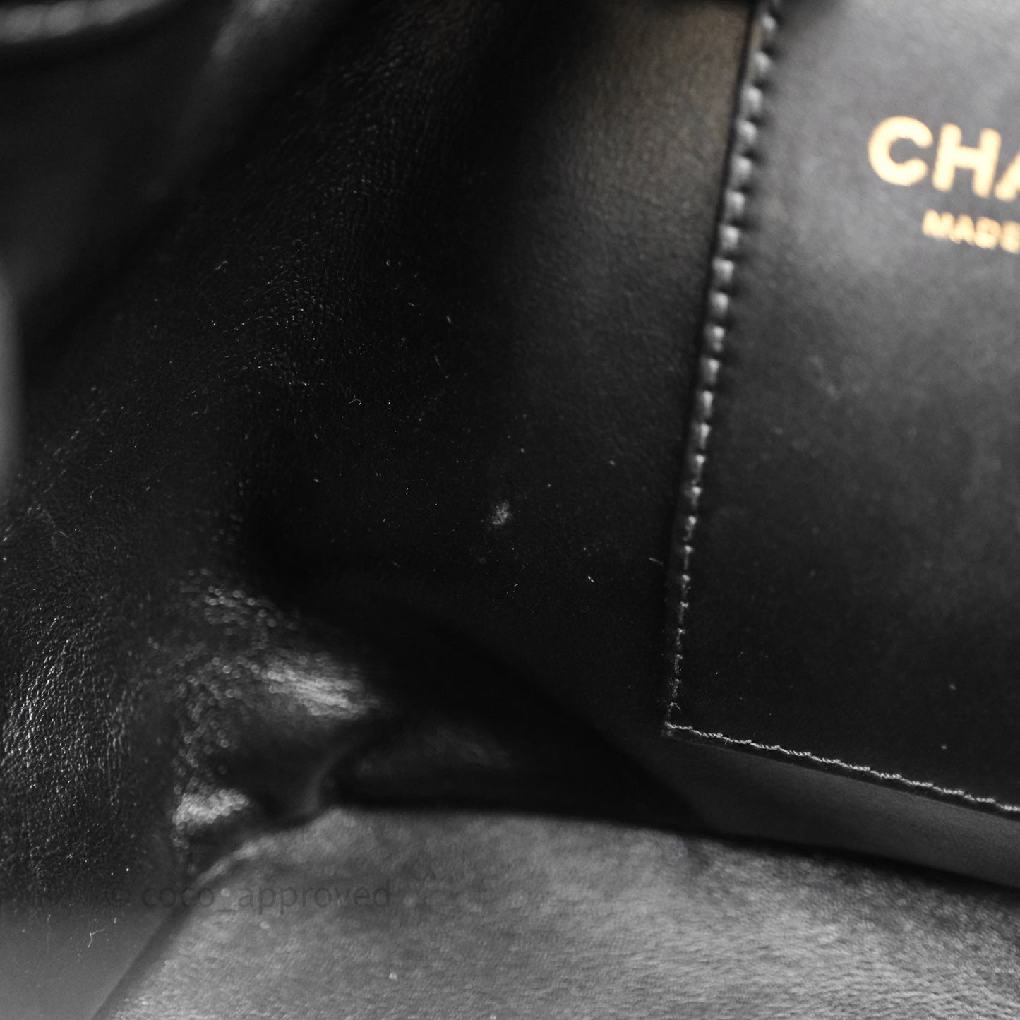 Chanel Duma Backpack Black Tweed Aged Gold Hardware