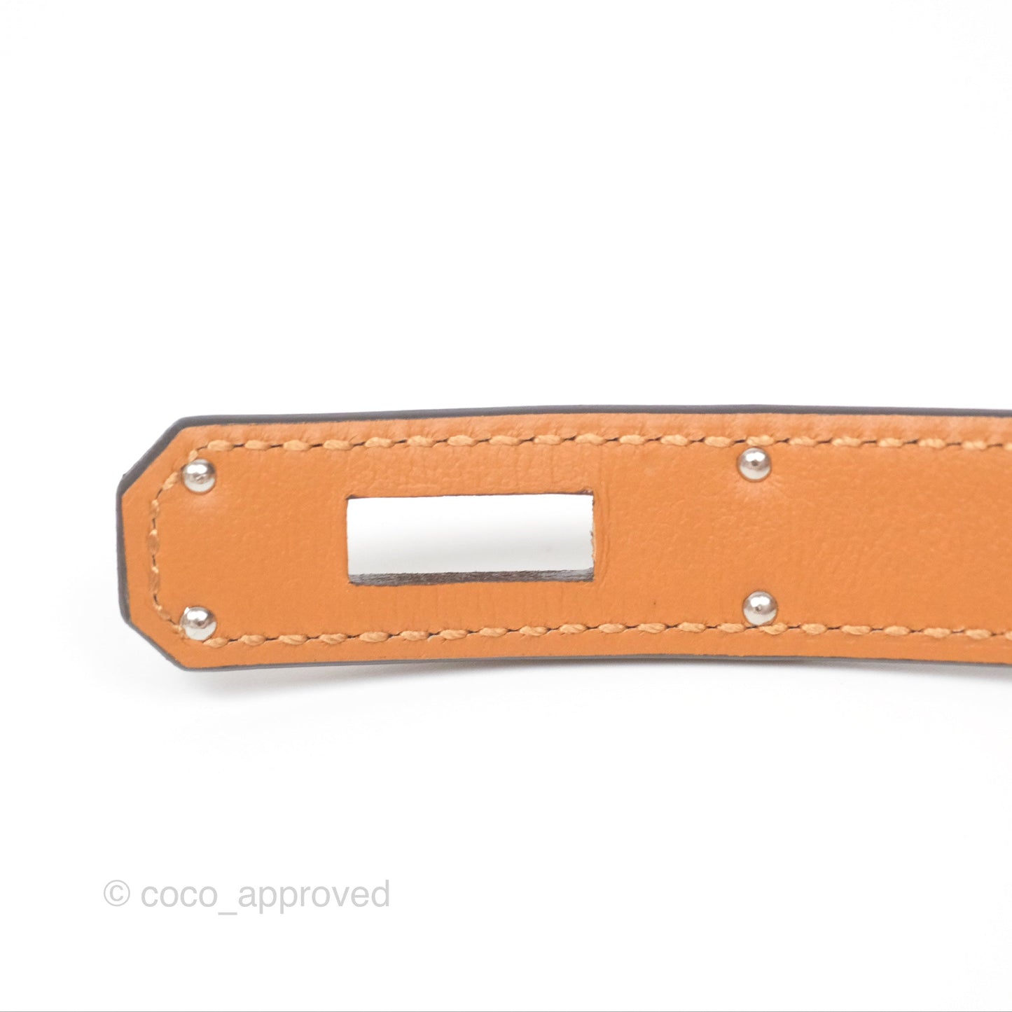 Hermès Kelly Buckle Belt Etoupe 18 Epsom Palladium Hardware