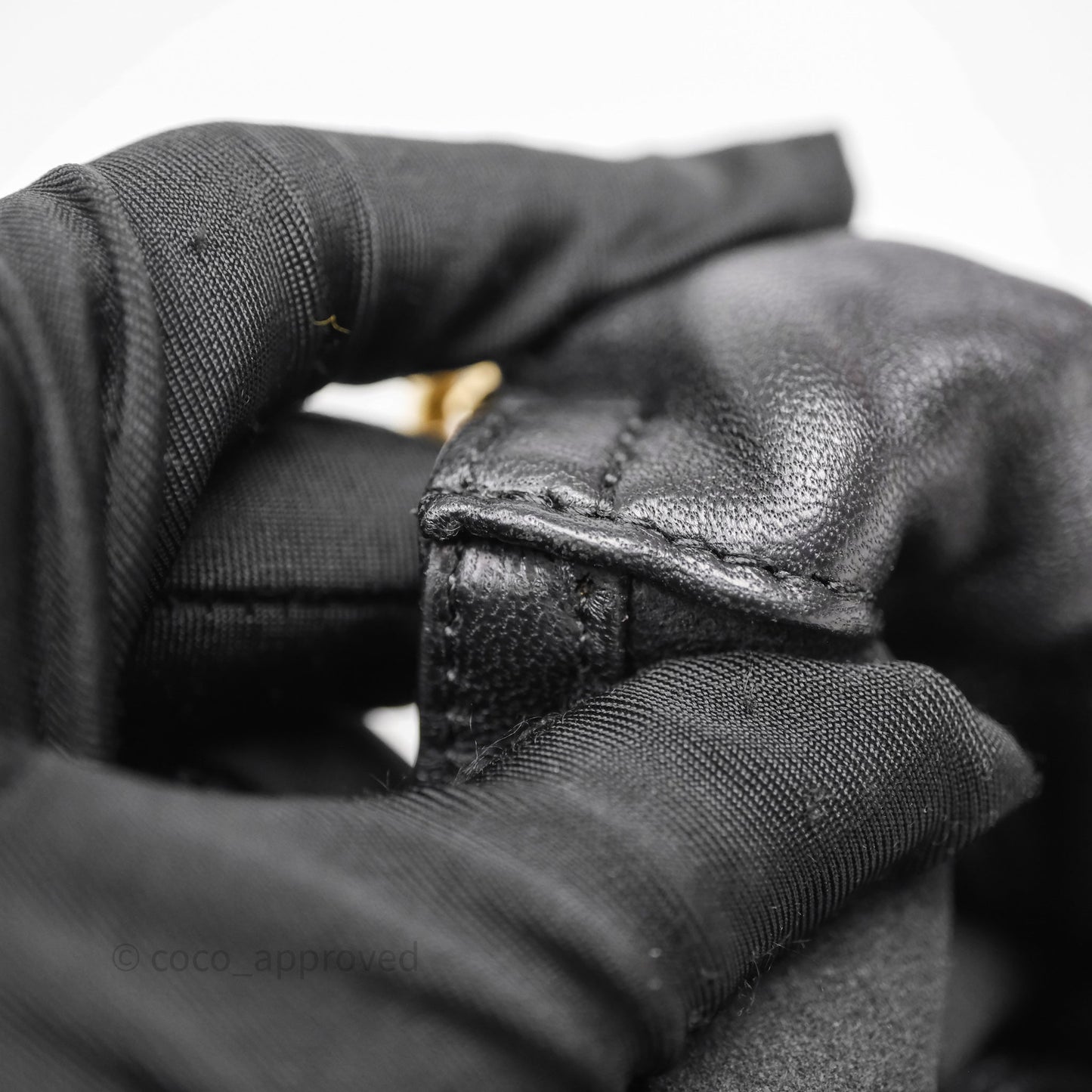 Loewe Small Squeeze Bag in Mellow Nappa Lambskin Black