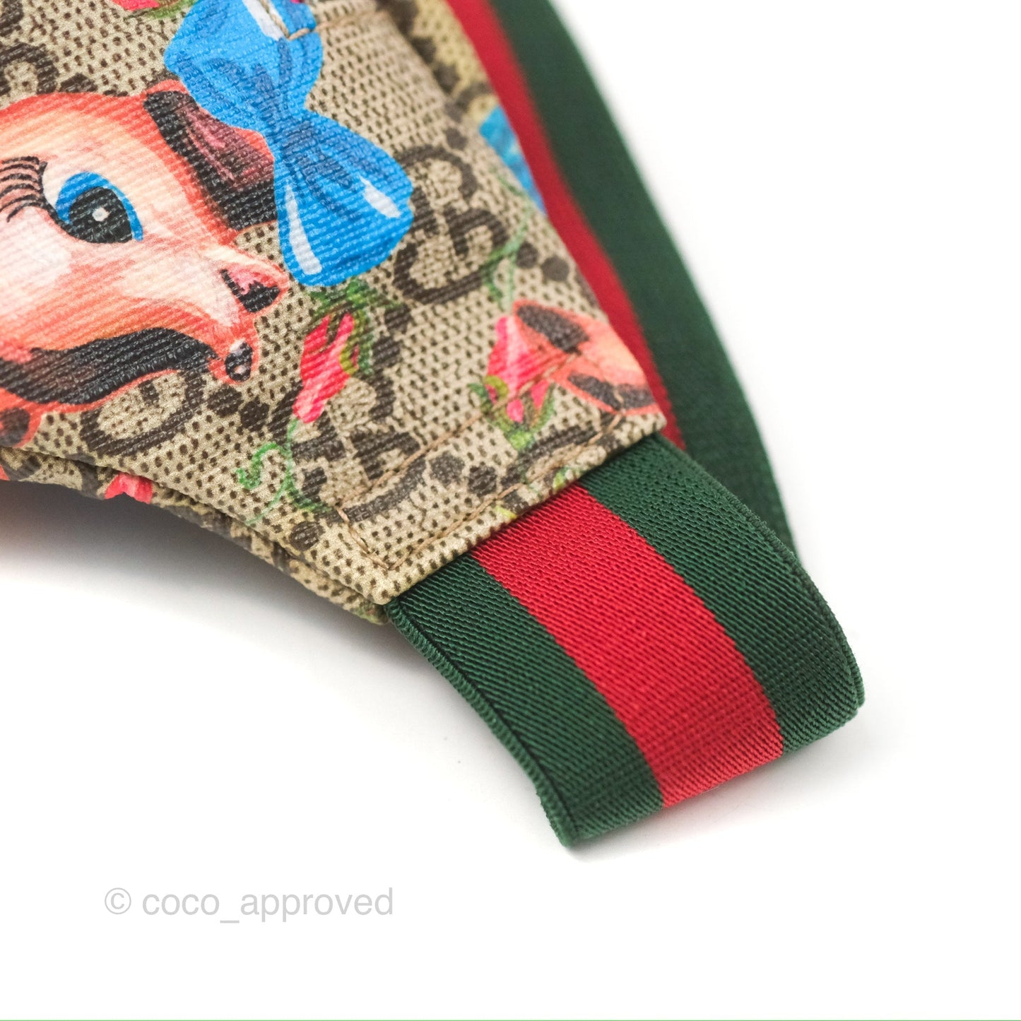 Gucci Girls Supreme Monogram Deer Belt Bag