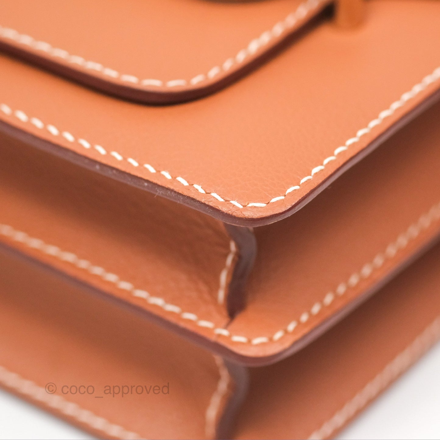 Hermès Roulis 23 Gold Evercolor Gold Hardware