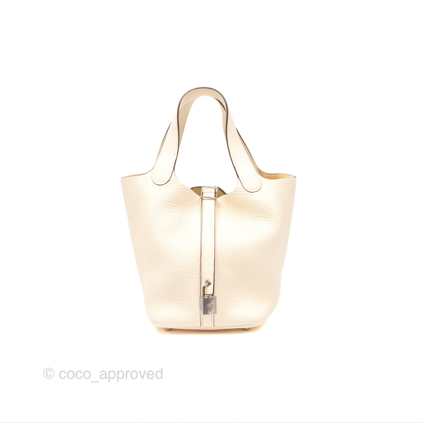 Hermès Picotin Lock 18 Nata I2 Clemence Palladium Hardware