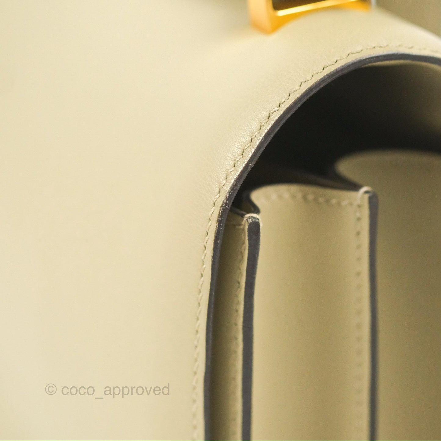 Hermès Constance 24 Sauge Swift Gold Hardware